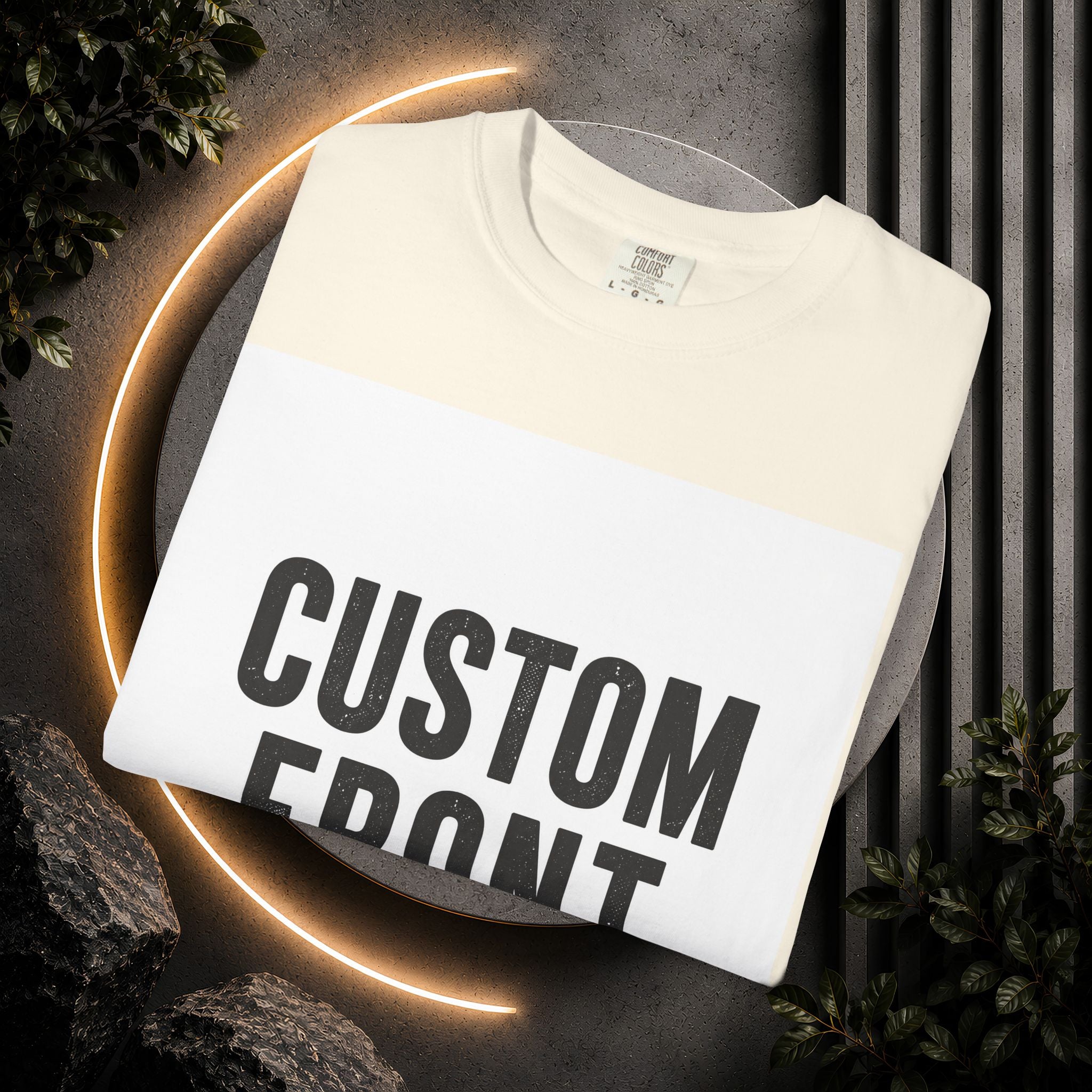 Custom Image Front T-Shirt - Add Your Own Image