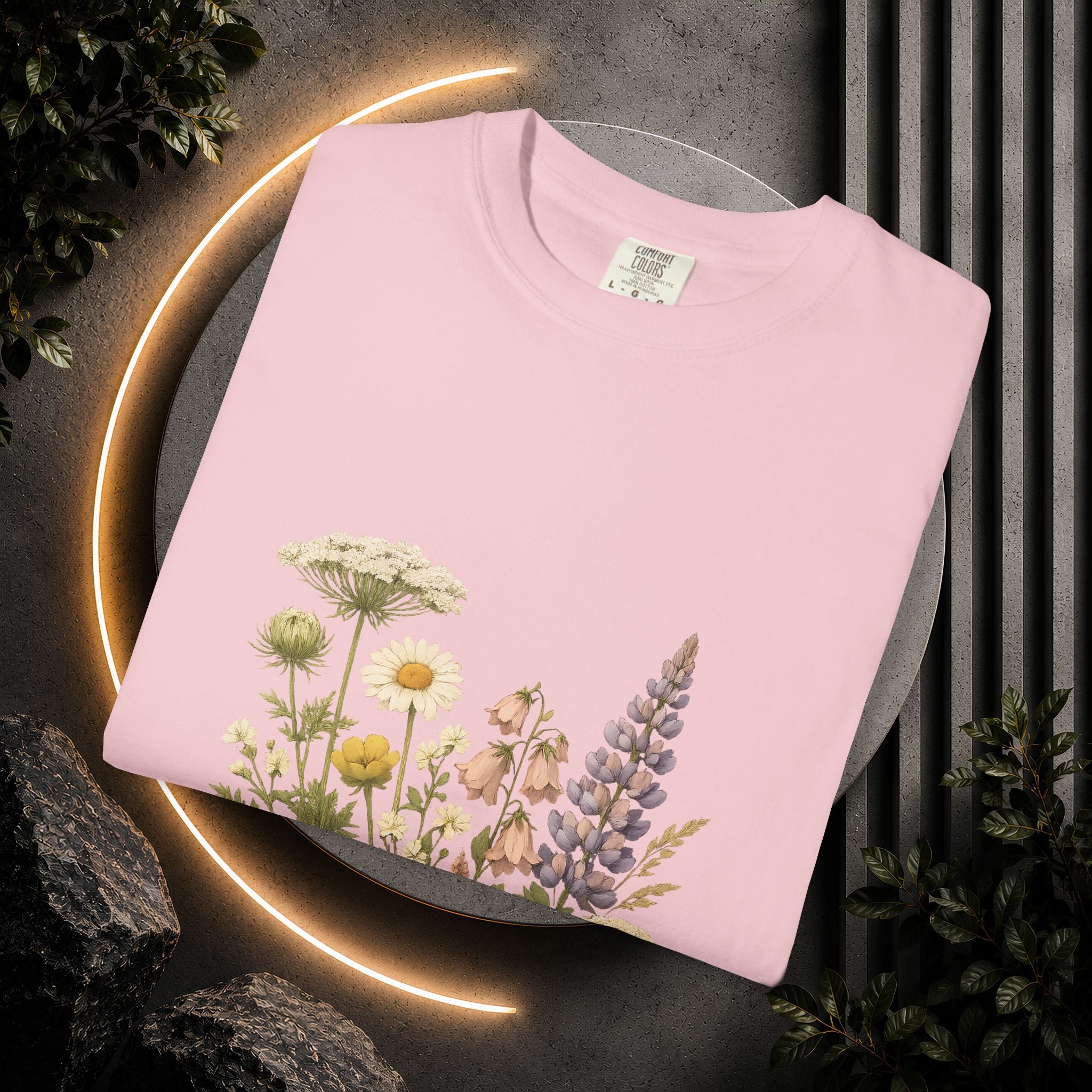 Wildflower Bouquet T-shirt | Botanical Meadow Floral Print