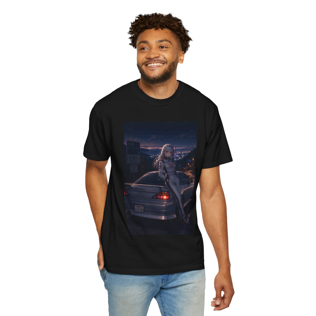 Hakone Night Drive Anime T-shirt | Retro JDM Street Racer Anime