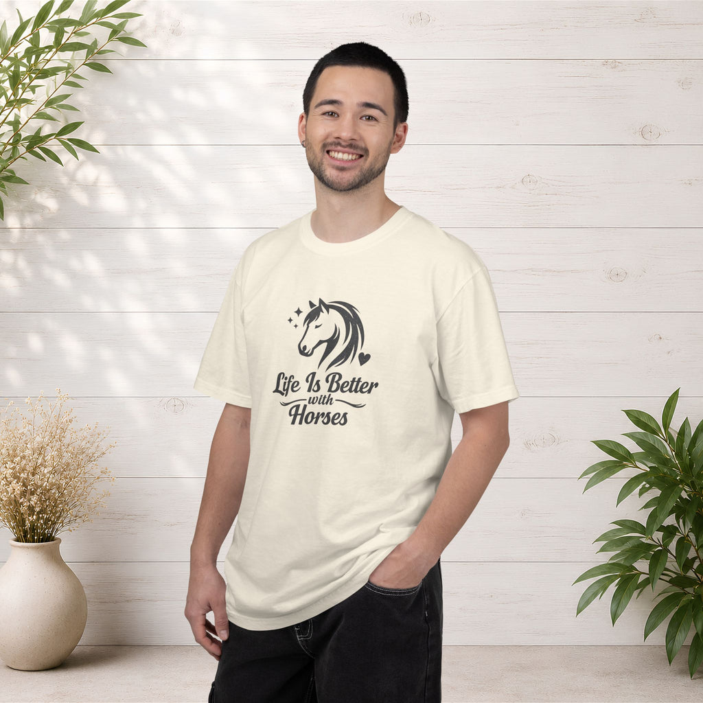 Life Is Better With Horses T-Shirt — Horse Lover Tee