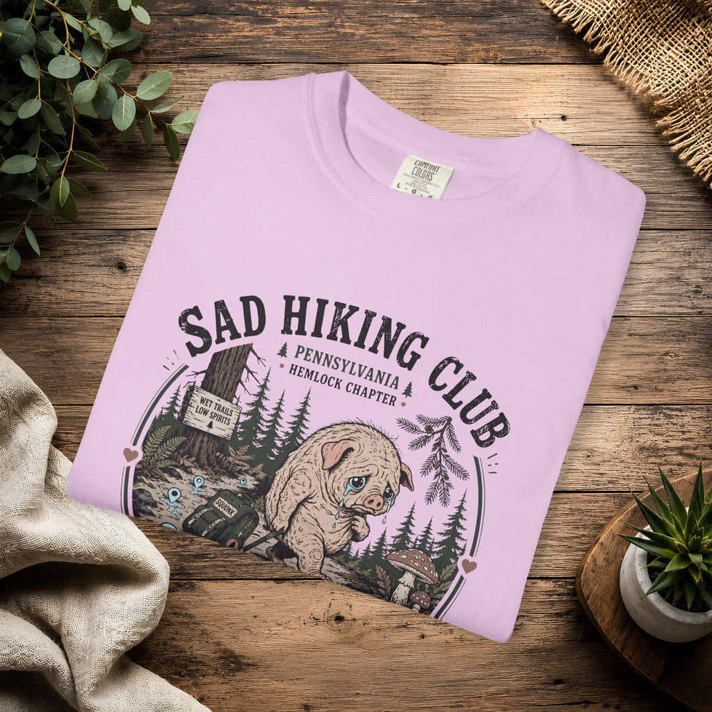 Squonk Sad Hiking Club T-Shirt — Vintage Mountain Camping Tee