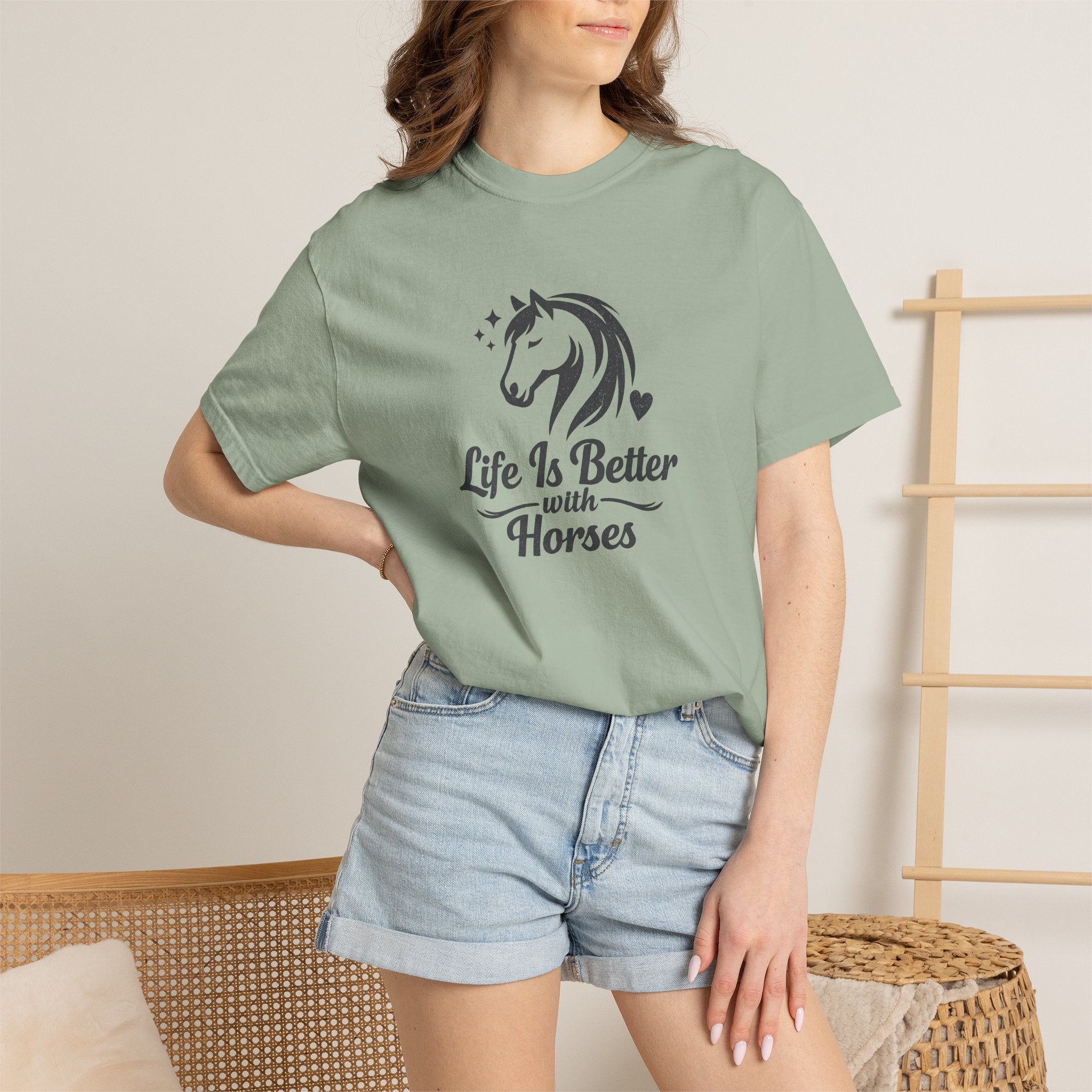 Life Is Better With Horses T-Shirt — Horse Lover Tee