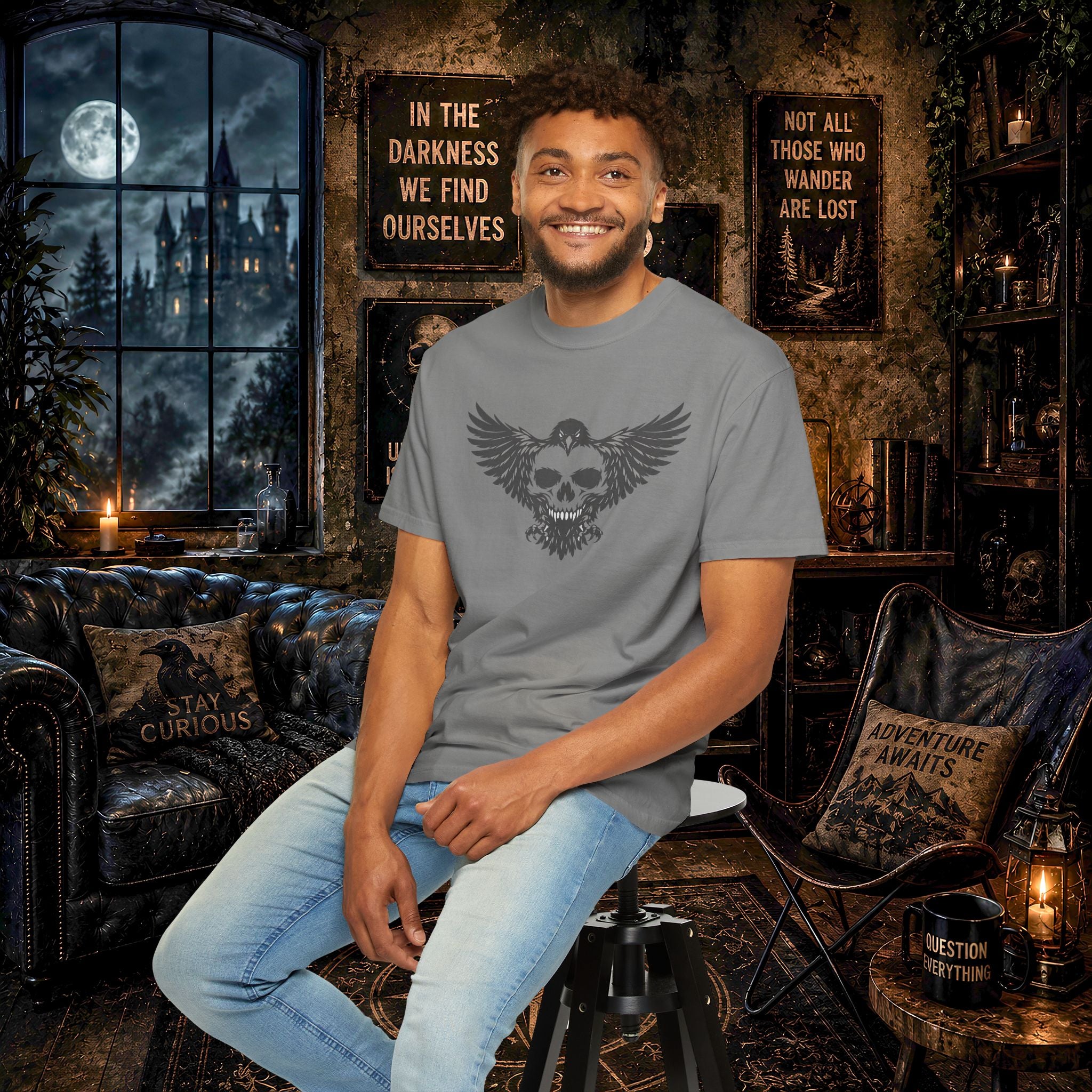 Raven Skull T-Shirt