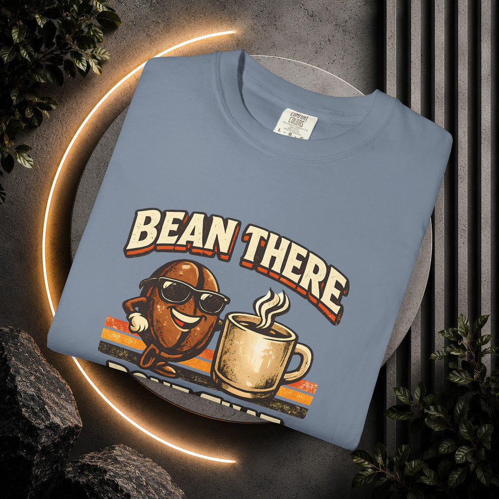 Coffee T-Shirt — "Bean There Done That" Retro Coffee Shirt