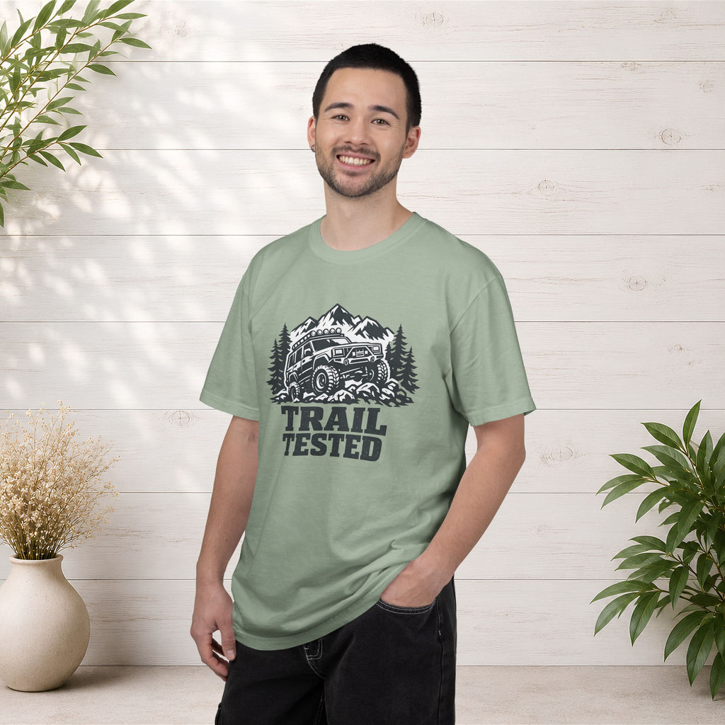 Trail Tested T-Shirt — Off-Road Jeep Mountain Adventure Tee