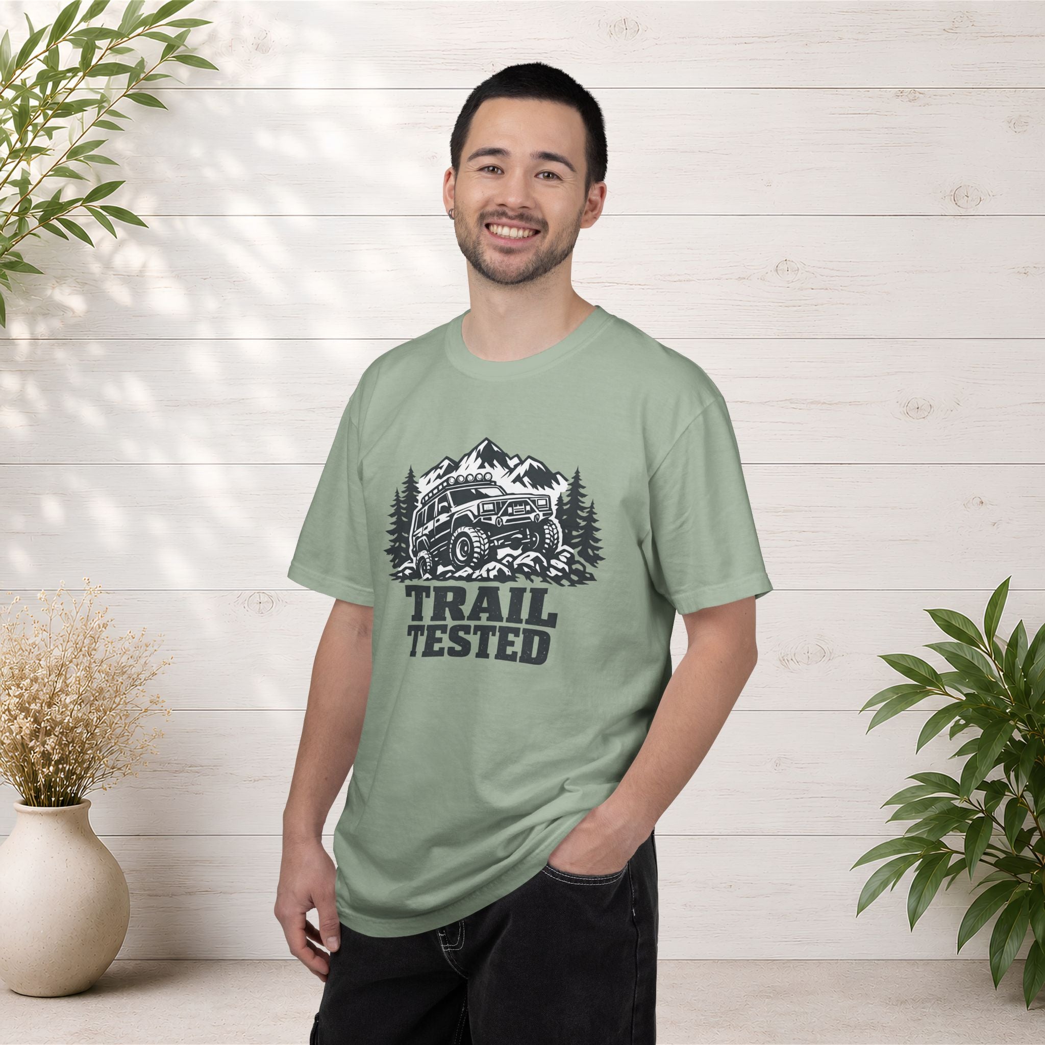 Trail Tested T-Shirt — Off-Road Jeep Mountain Adventure Tee