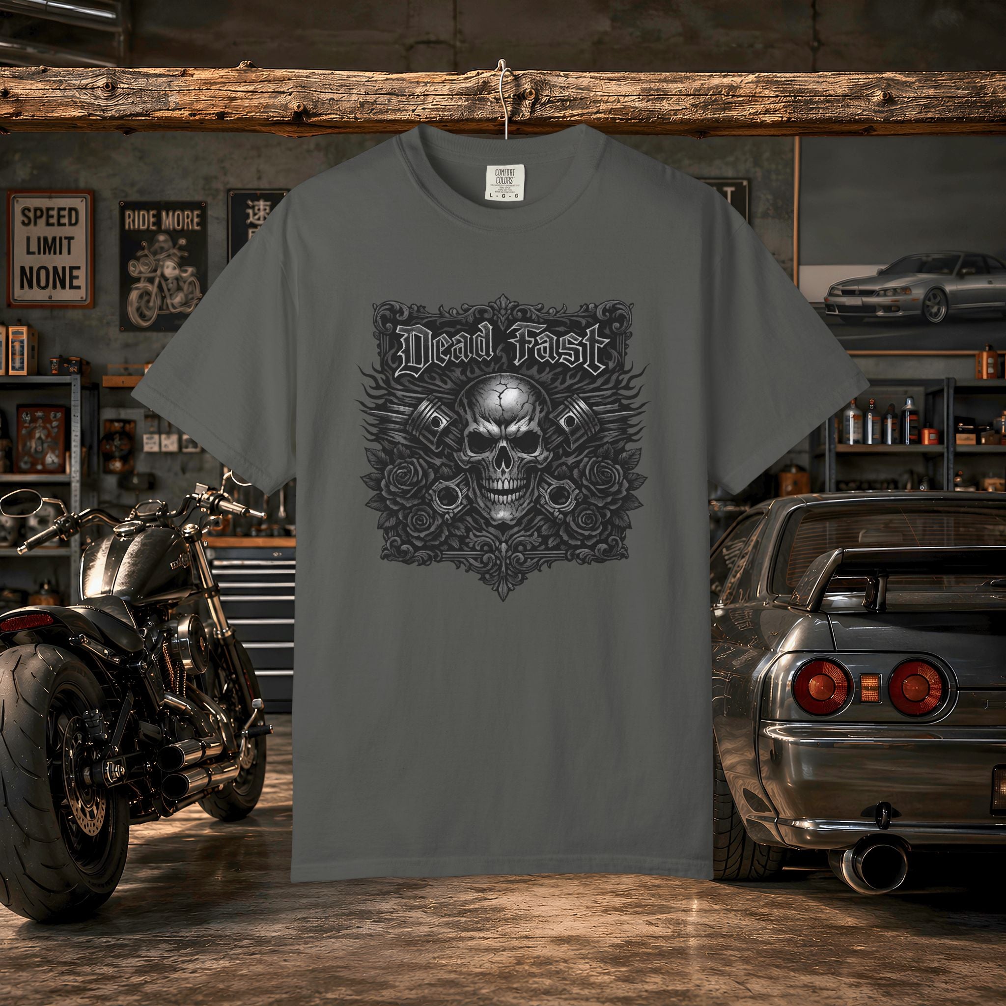 Dead Fast Skull Graphic T-Shirt