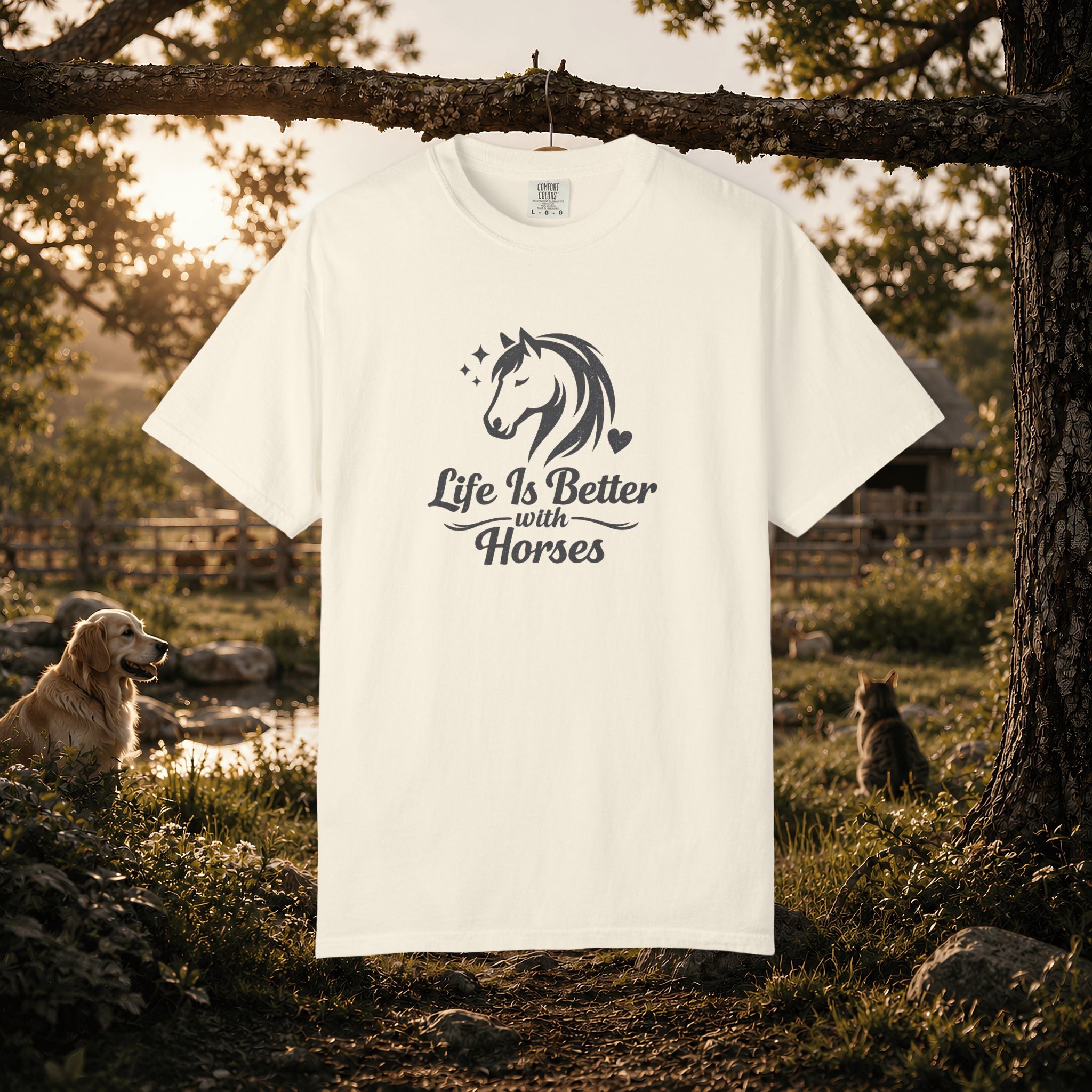 Life Is Better With Horses T-Shirt — Horse Lover Tee
