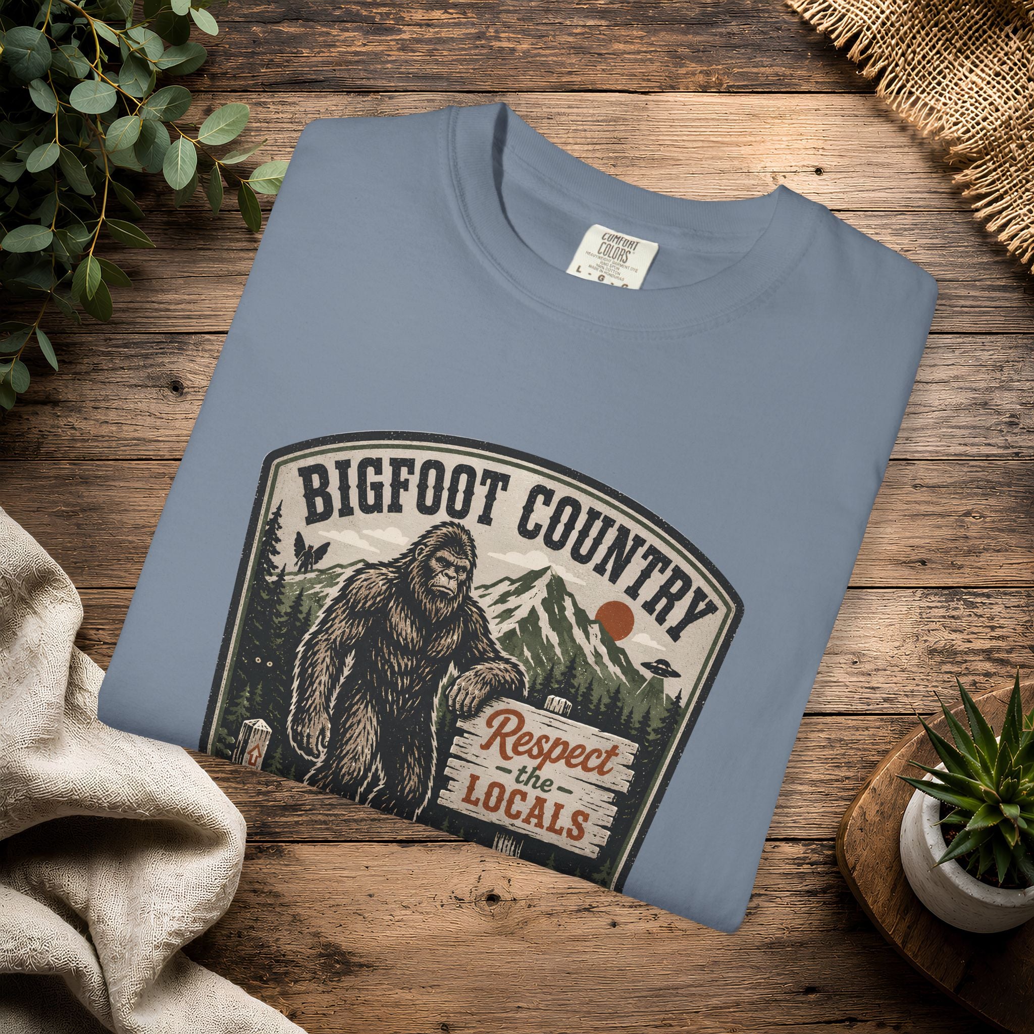 Bigfoot Country T-Shirt — Respect the Locals Outdoor Graphic Tee