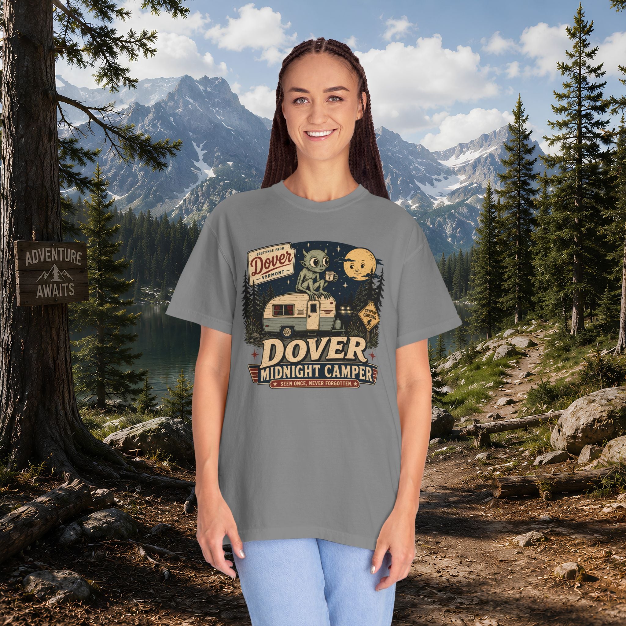 Dover Demon Midnight Camper T-Shirt — Vintage RV Camping Tee