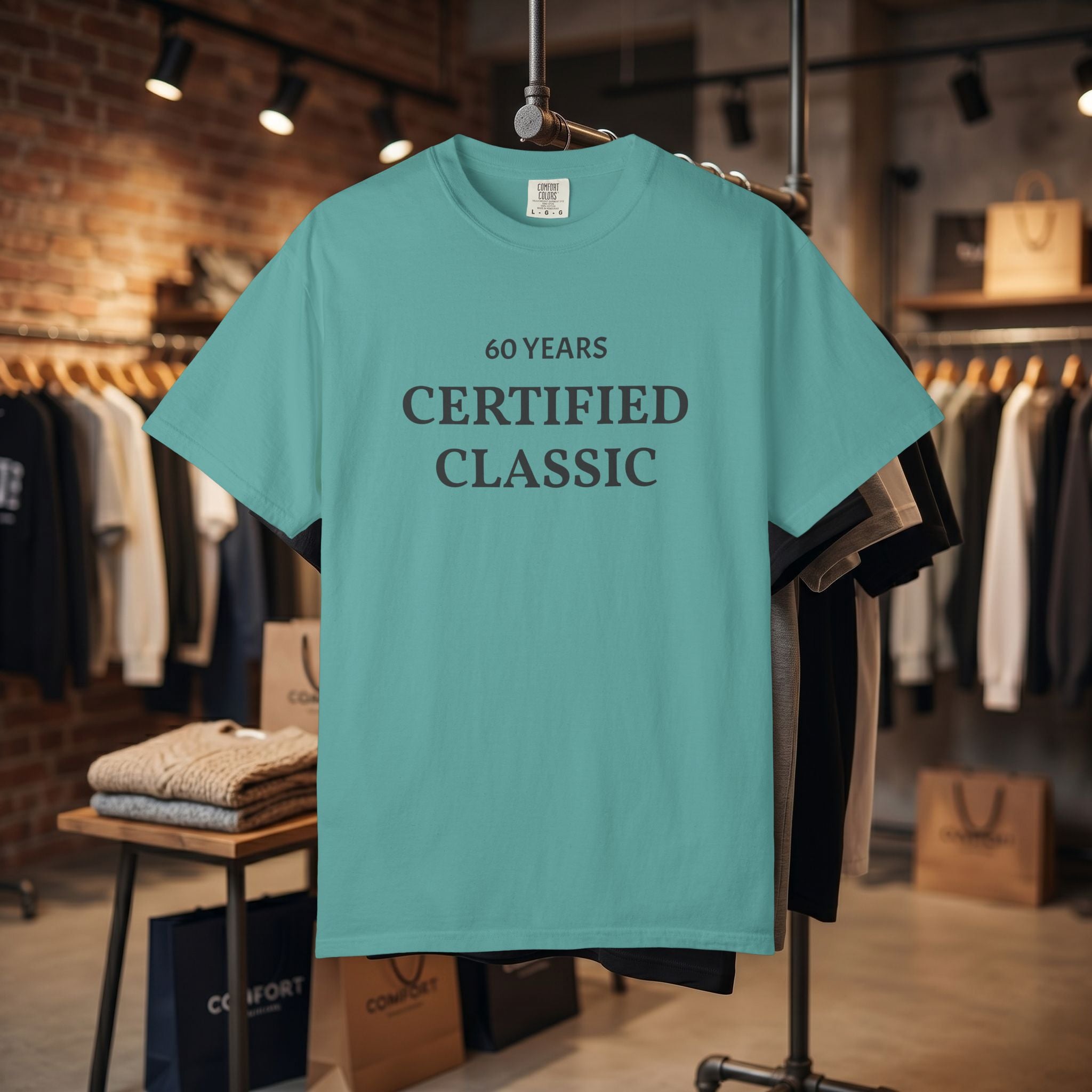 Custom Text "Certified Classic" T-Shirt — Personalized Text Tee