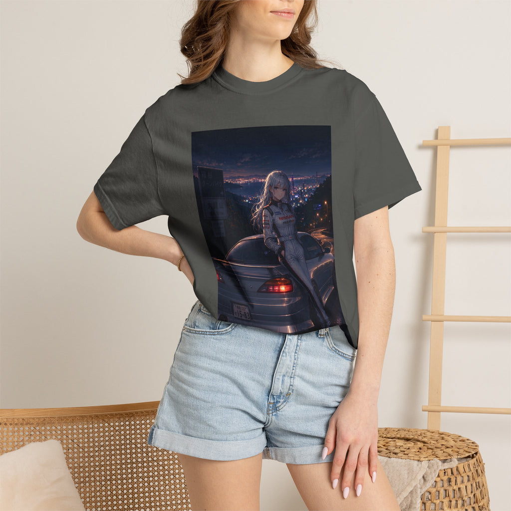 Hakone Night Drive Anime T-shirt | Retro JDM Street Racer Anime