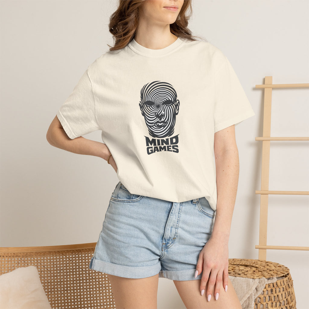 Mind Games T‑Shirt — Optical Illusion Head Graphic Tee