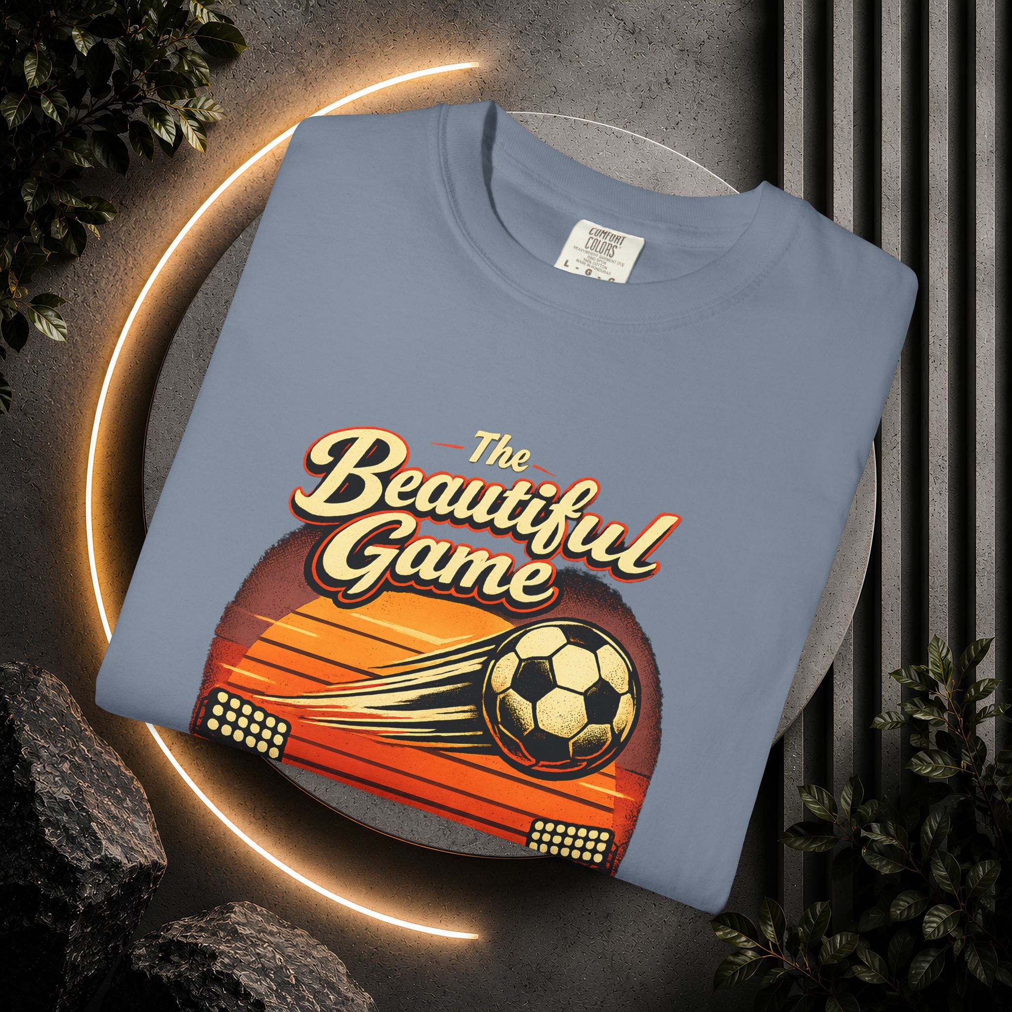 Soccer Vintage Sunset T-Shirt — "The Beautiful Game"
