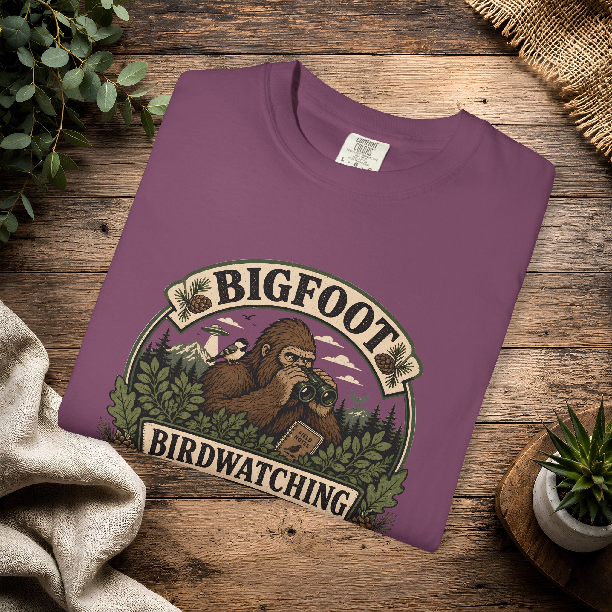 Bigfoot Birdwatching Society T-Shirt