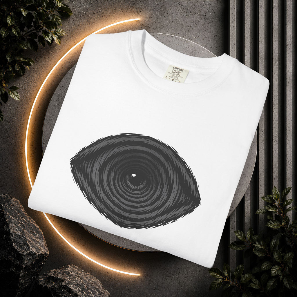 Tree Ring Eye Graphic T-Shirt — Nature-Inspired Minimalist Tee