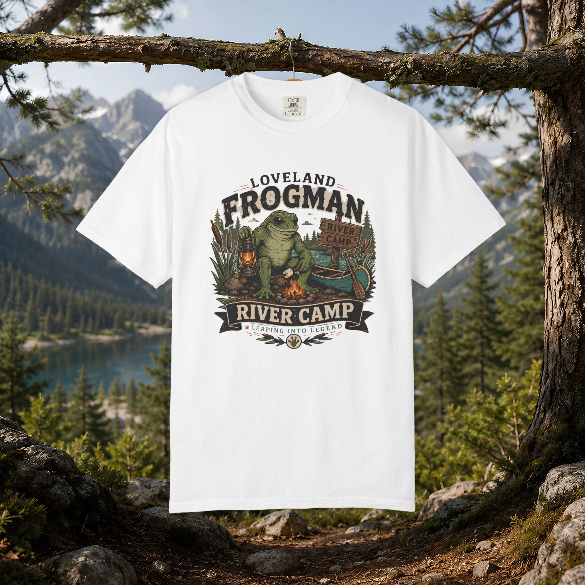 Loveland Frogman River Camp T-Shirt — Outdoor Graphic Tee