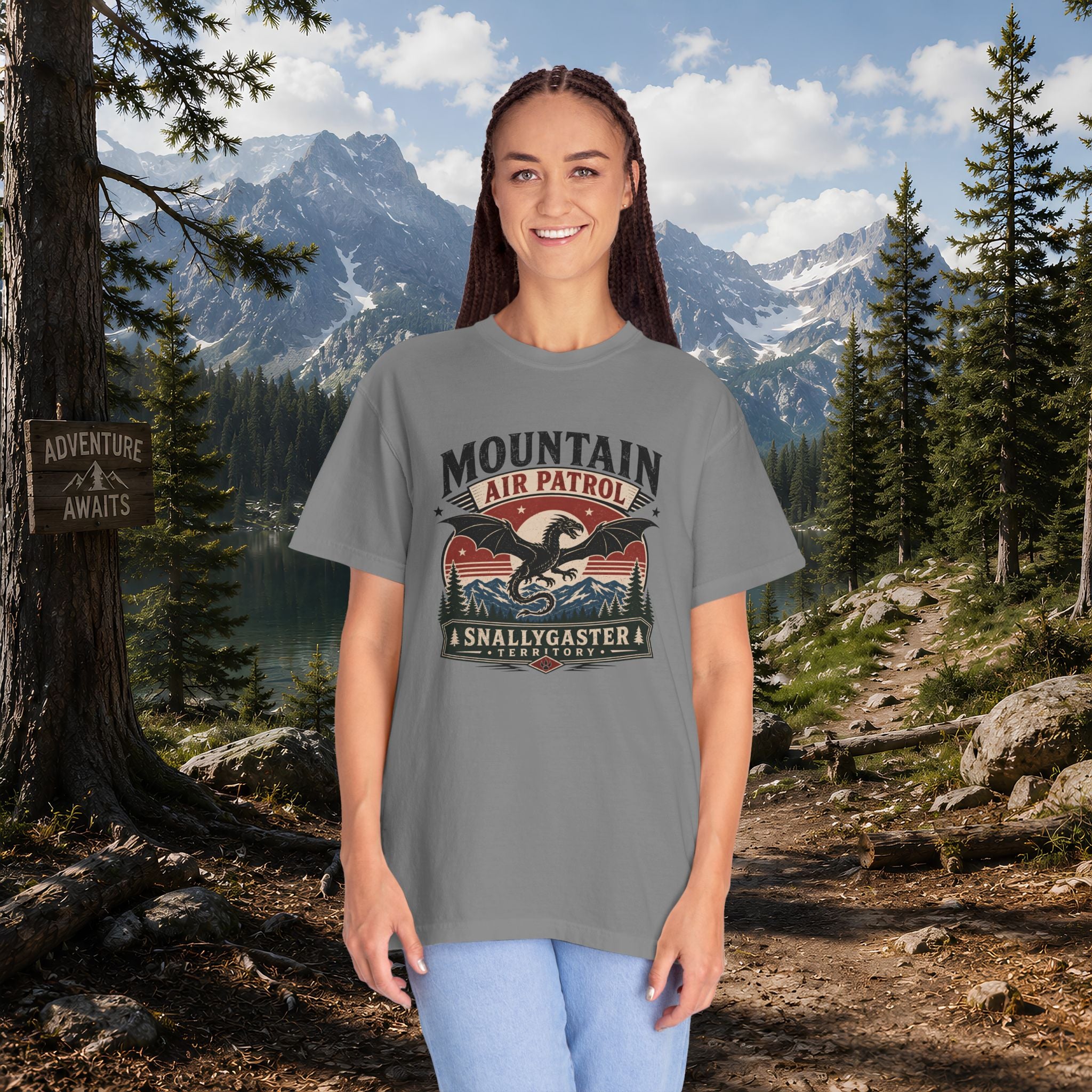 Snallygaster Patrol T-Shirt — Vintage Cryptid Outdoor Graphic Tee