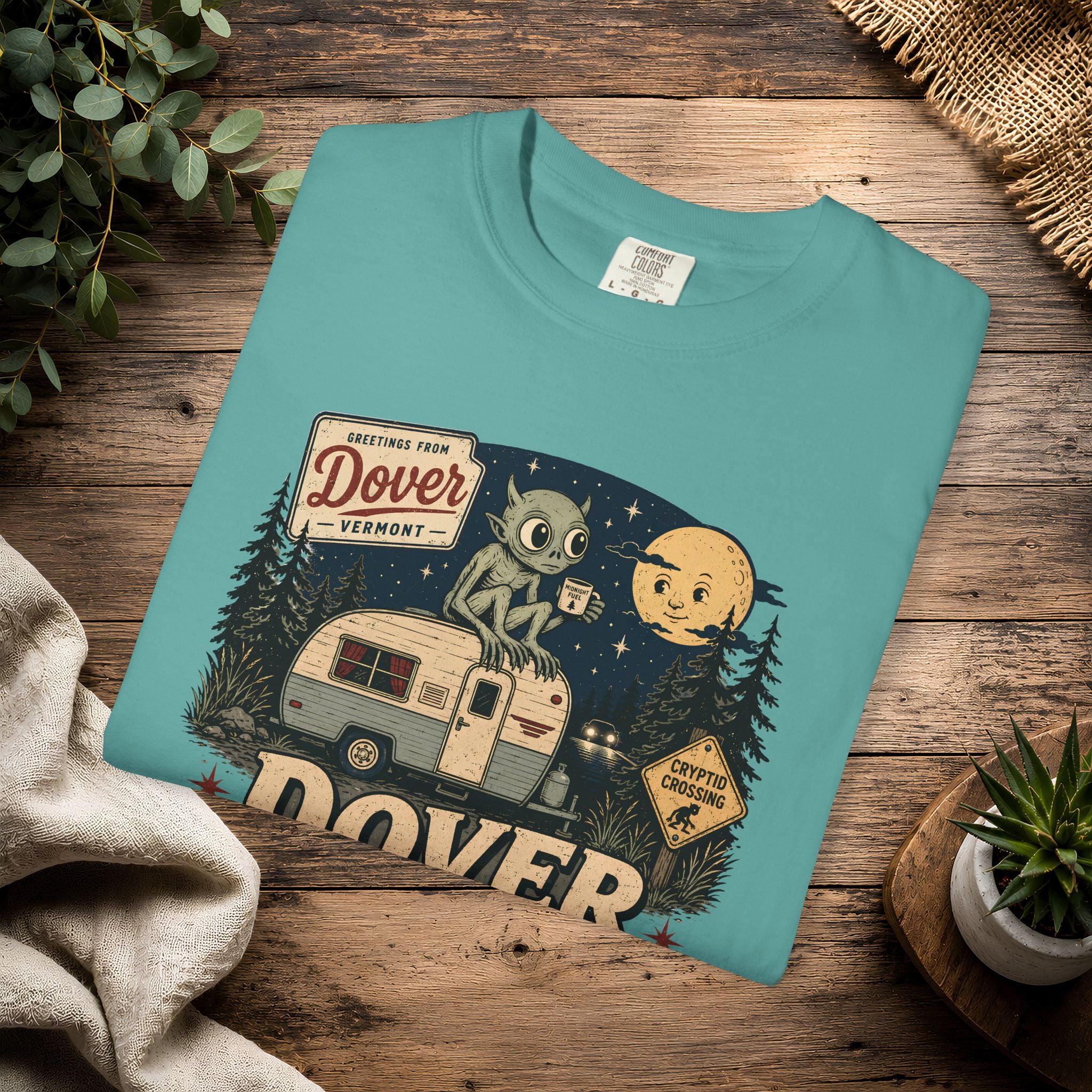 Dover Demon Midnight Camper T-Shirt — Vintage RV Camping Tee