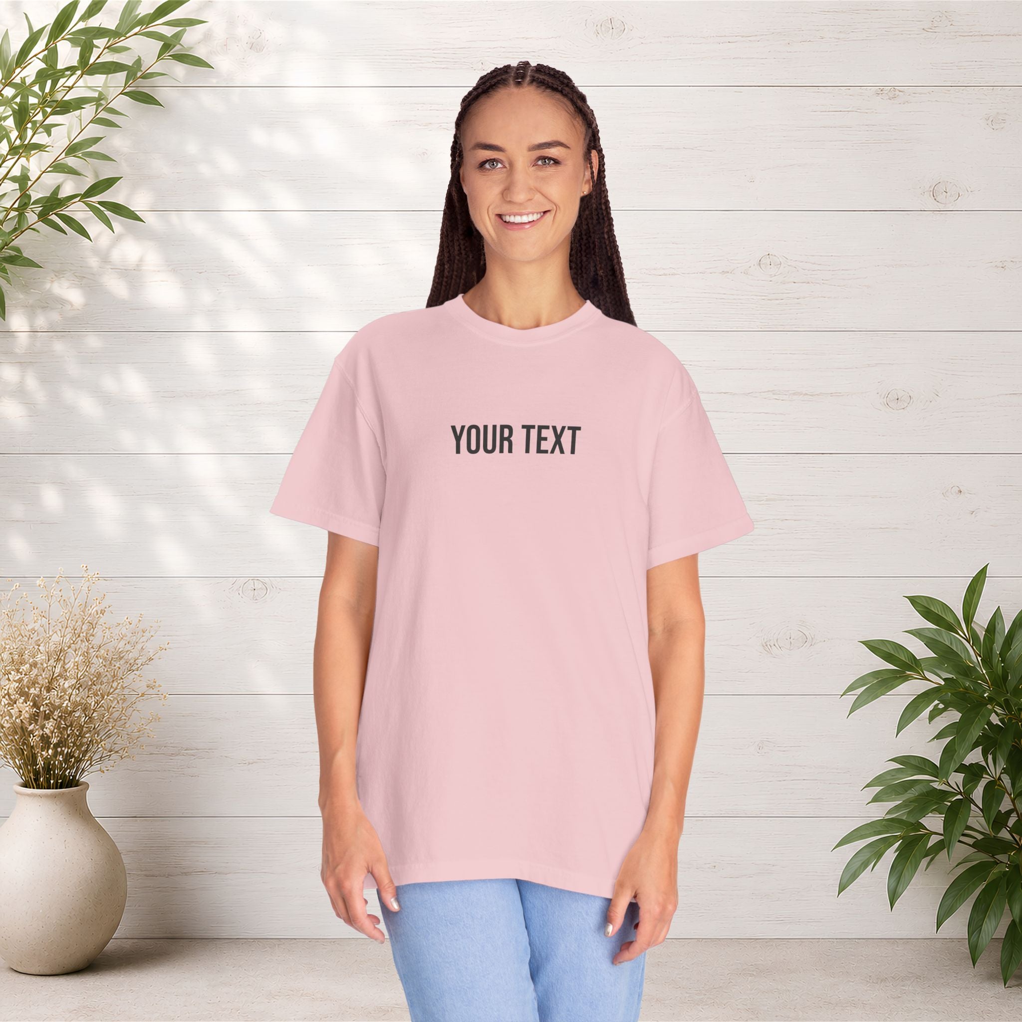 Custom Text T-Shirt — Personalized Text Tee
