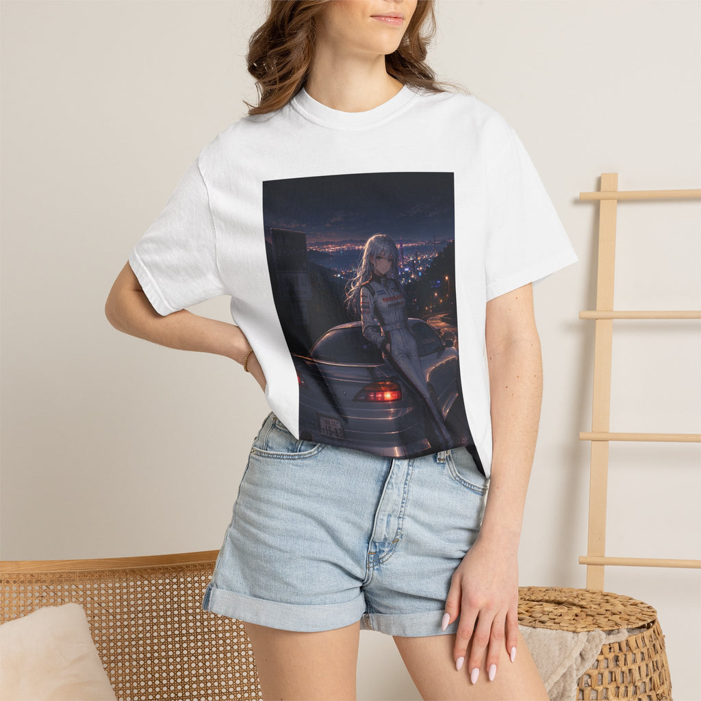 Hakone Night Drive Anime T-shirt | Retro JDM Street Racer Anime