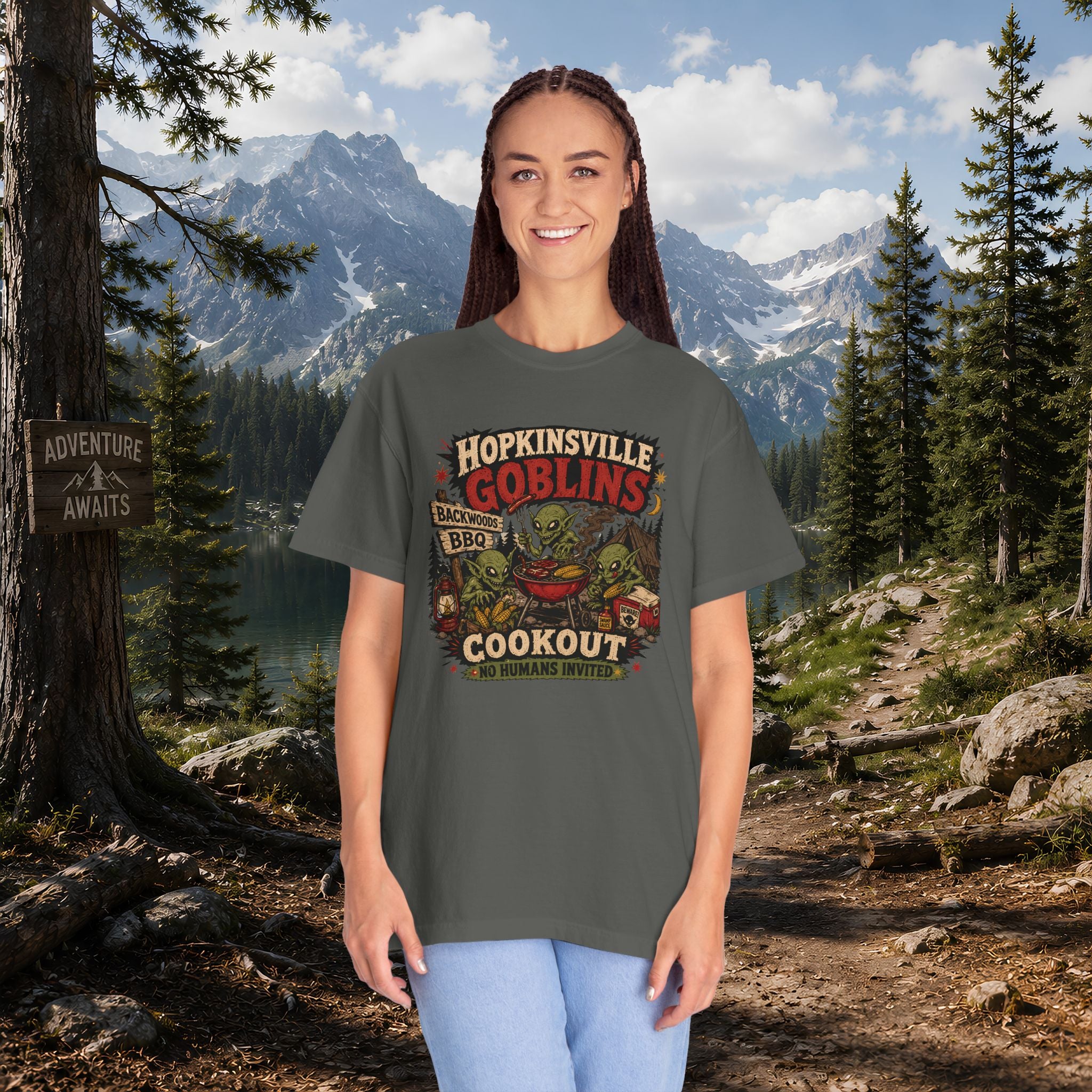Hopkinsville Goblins Cookout T-Shirt — Funny BBQ Festival Tee