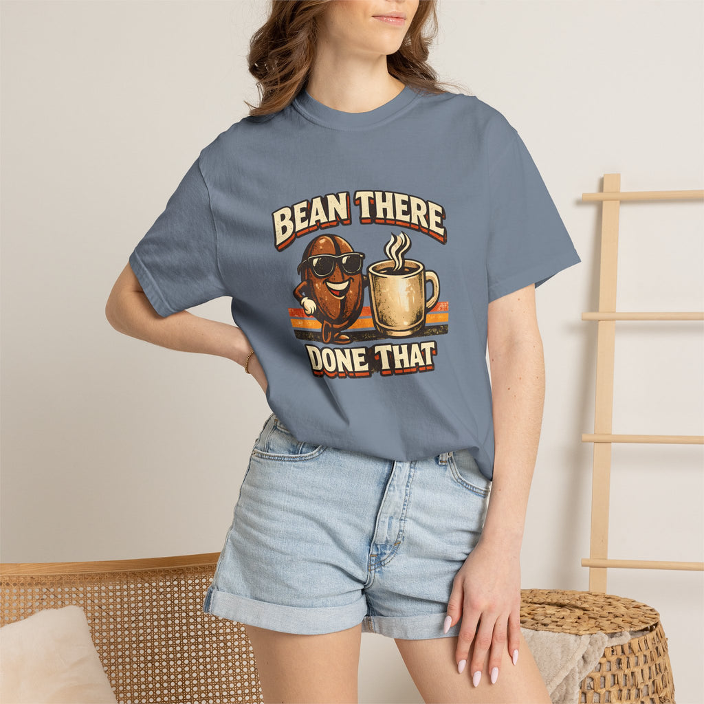 Coffee T-Shirt — "Bean There Done That" Retro Coffee Shirt
