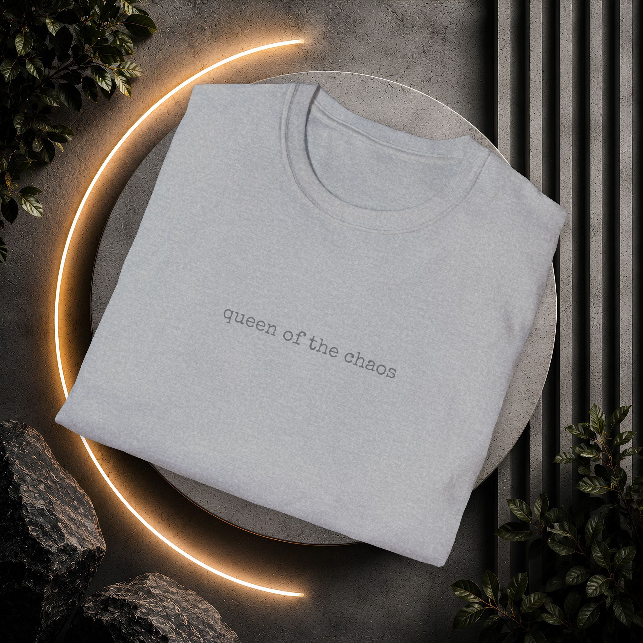 Queen of the Chaos T-Shirt | Minimalist Typography Tee