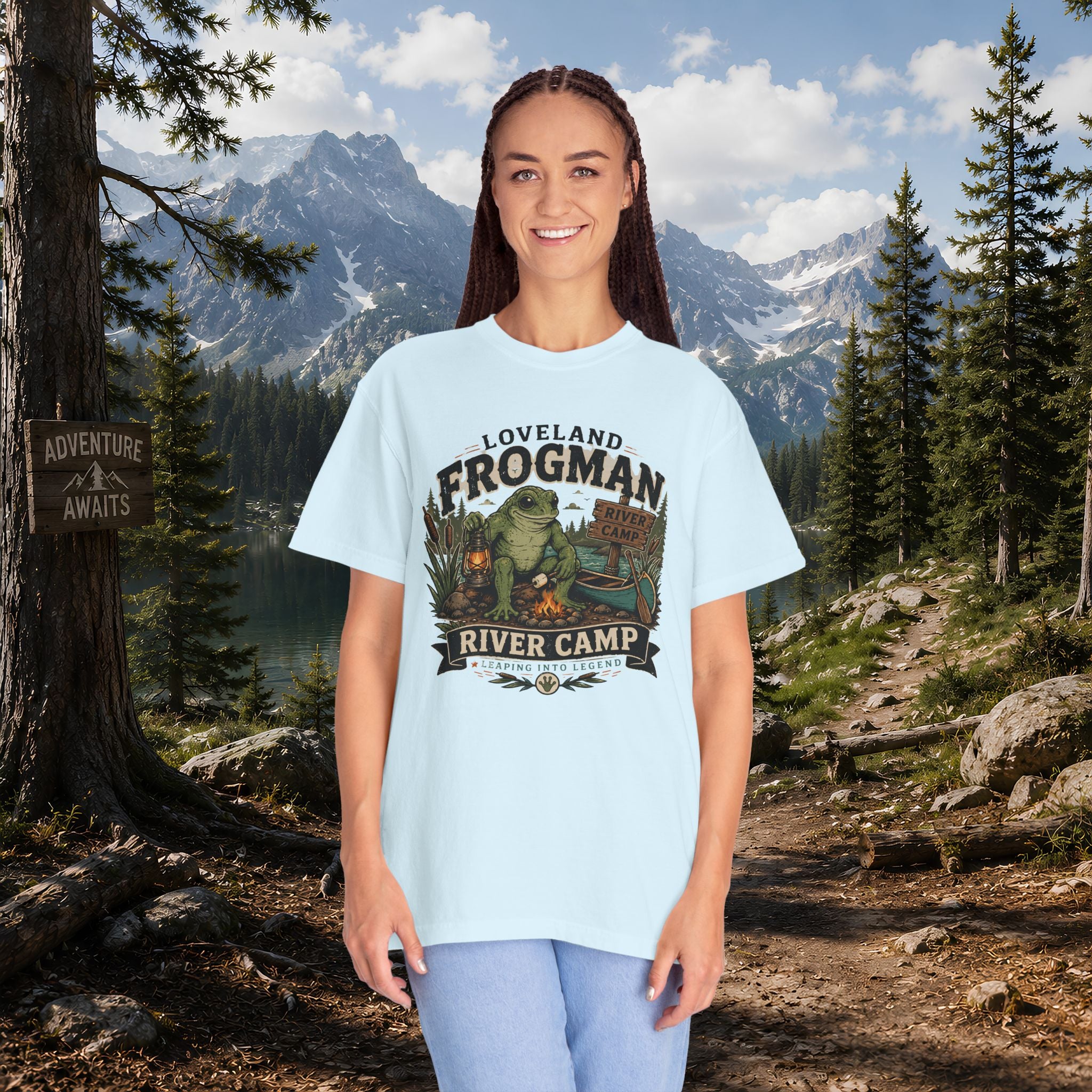 Loveland Frogman River Camp T-Shirt — Outdoor Graphic Tee
