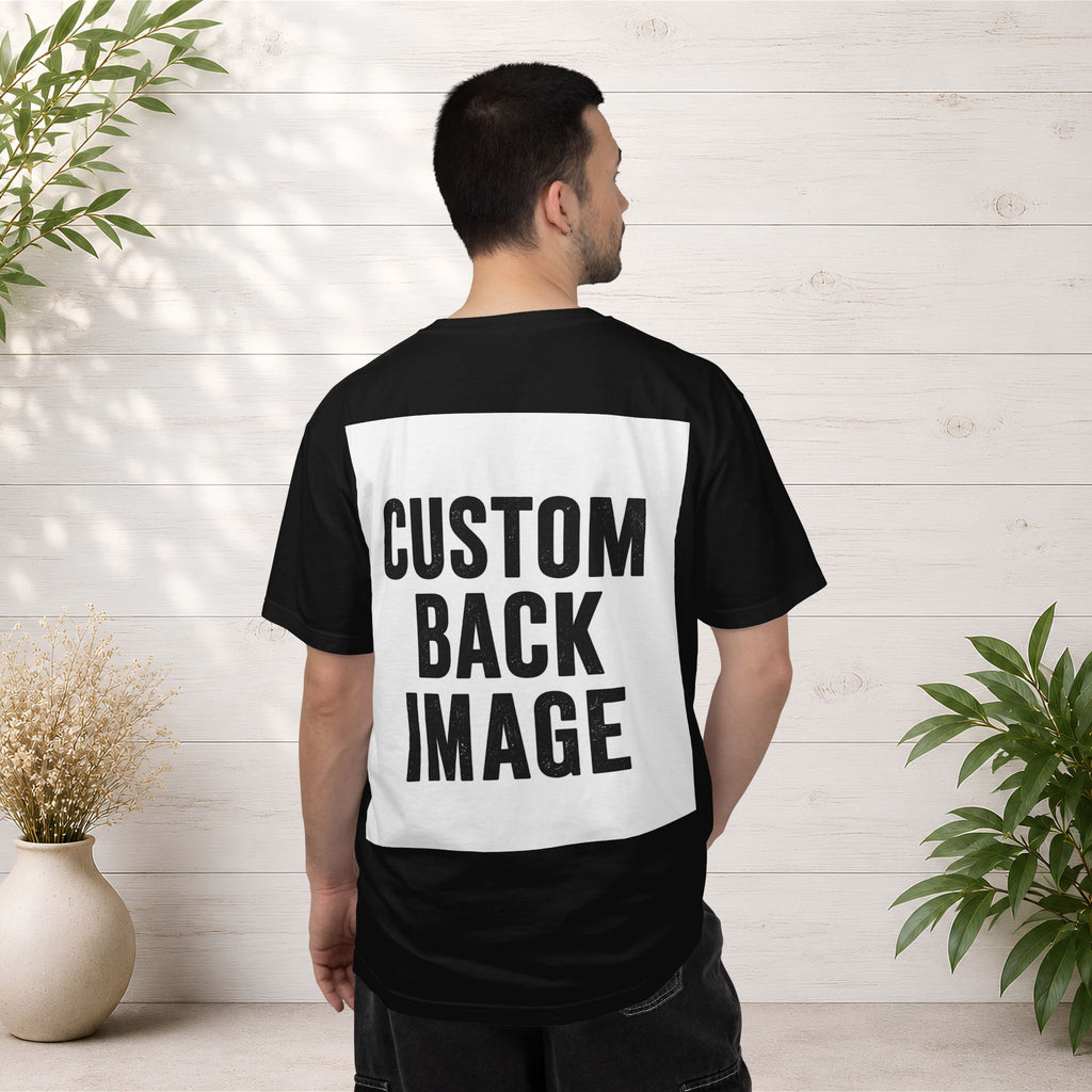 Custom Image Front And Back T-Shirt - Add Your Own Images