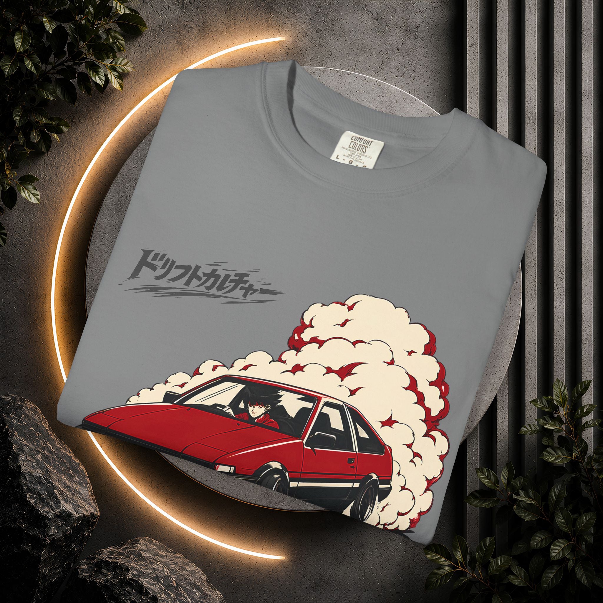 Drift Culture Anime Style T-Shirt - Japanese Retro Car Racing Graphic Tee