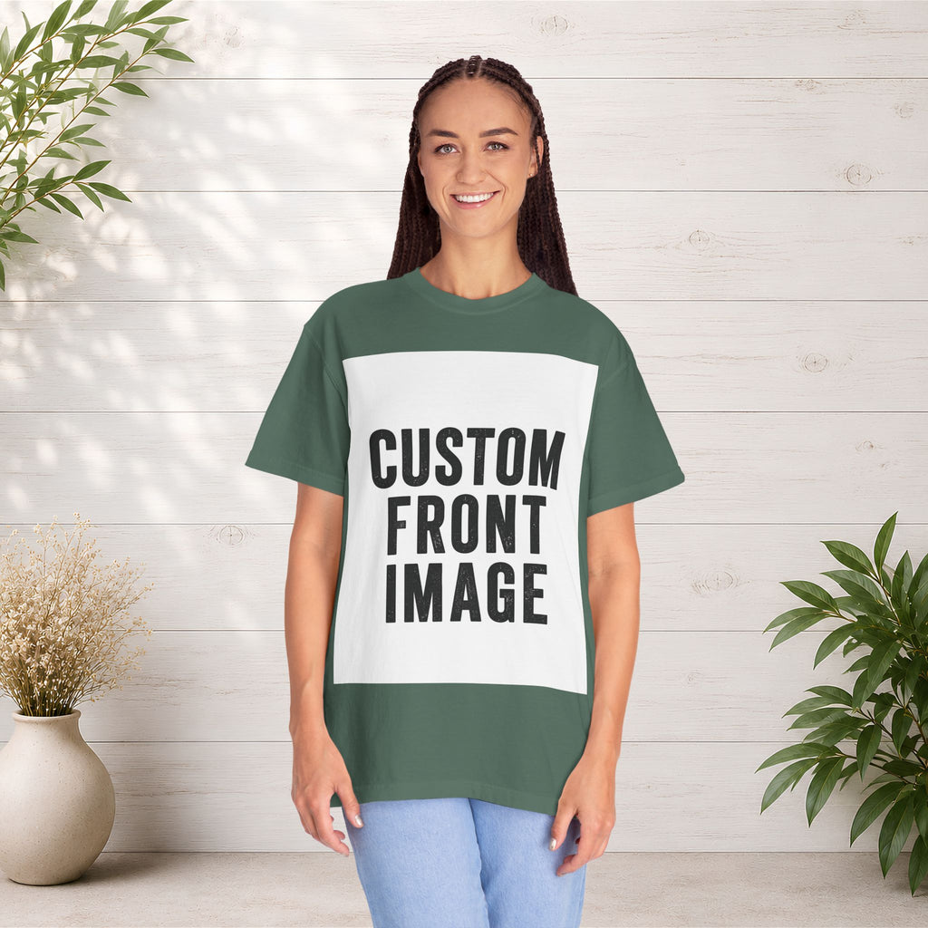 Custom Image Front T-Shirt - Add Your Own Image