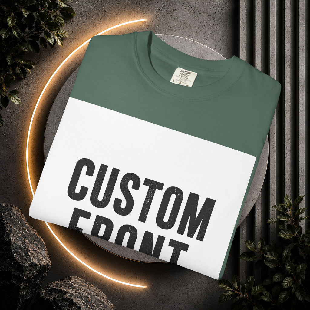 Custom Image Front T-Shirt - Add Your Own Image