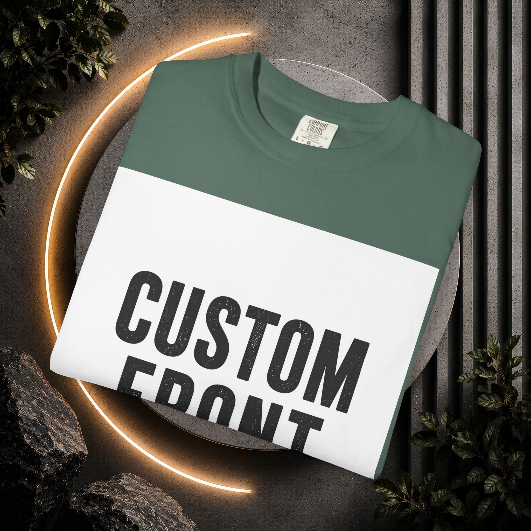 Custom Image Front T-Shirt - Add Your Own Image