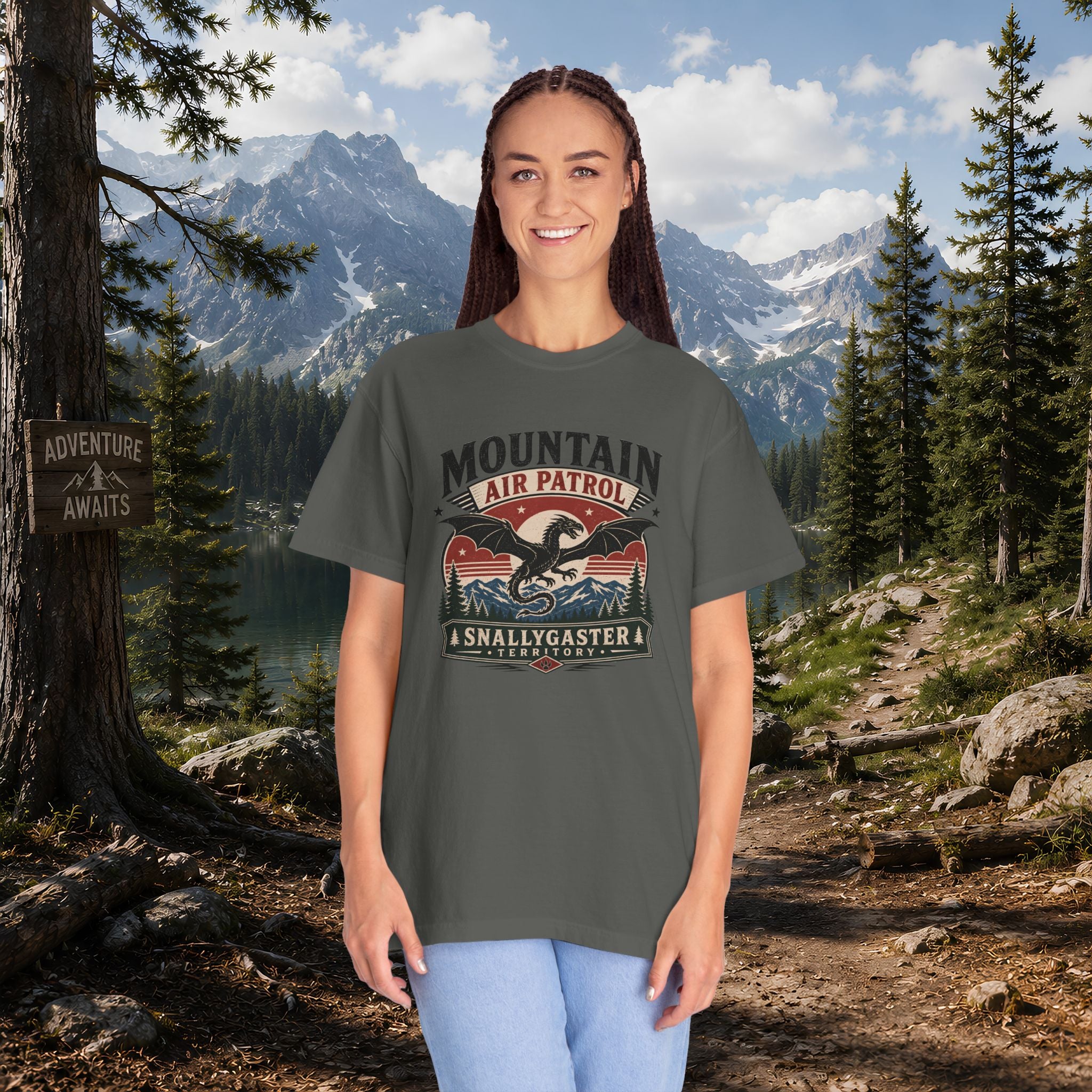Snallygaster Patrol T-Shirt — Vintage Cryptid Outdoor Graphic Tee