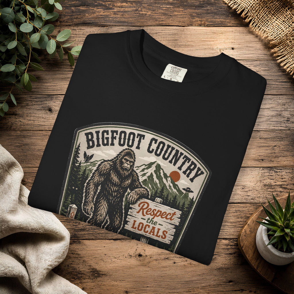 Bigfoot Country T-Shirt — Respect the Locals Outdoor Graphic Tee