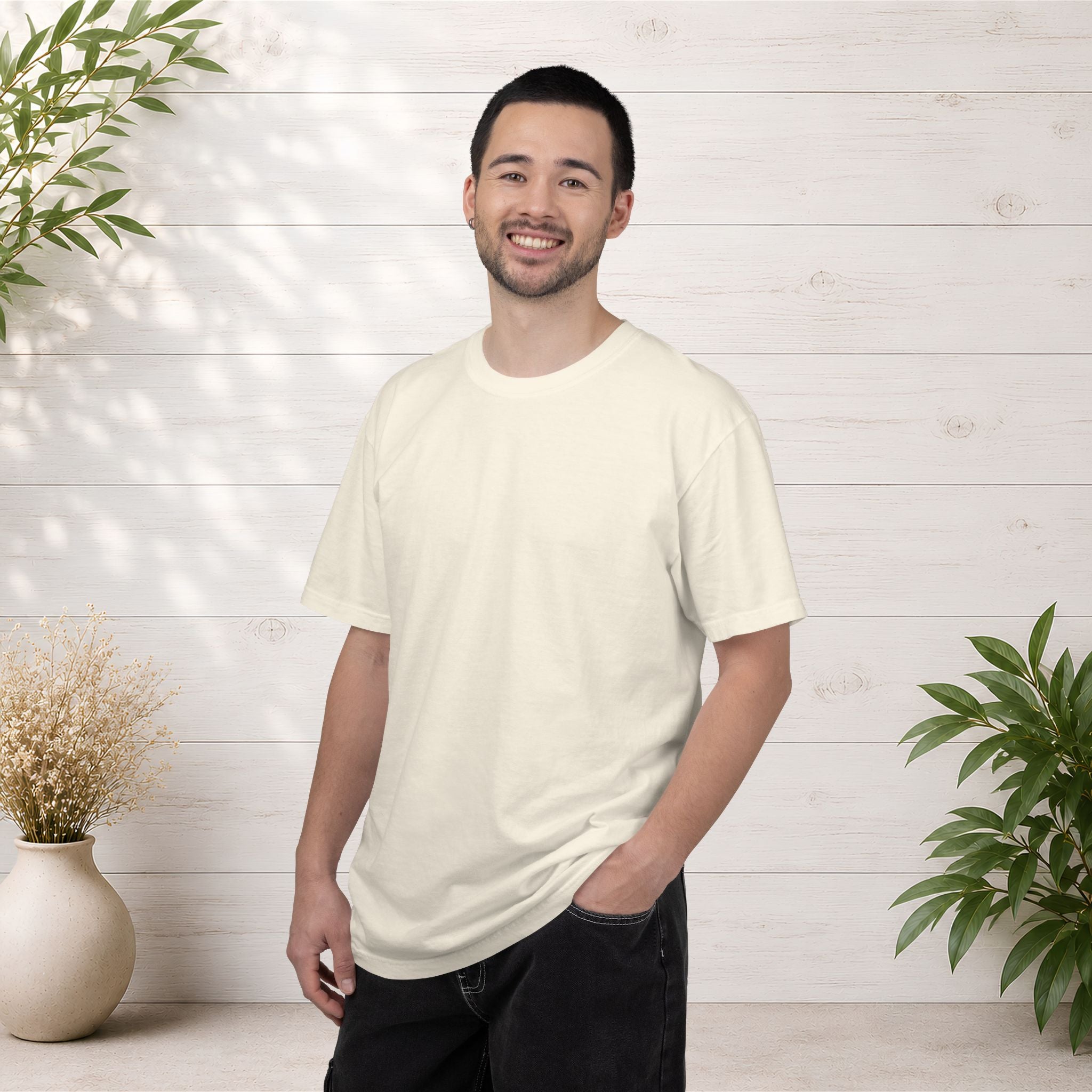 Custom Image Back T-Shirt - Add Your Own Image