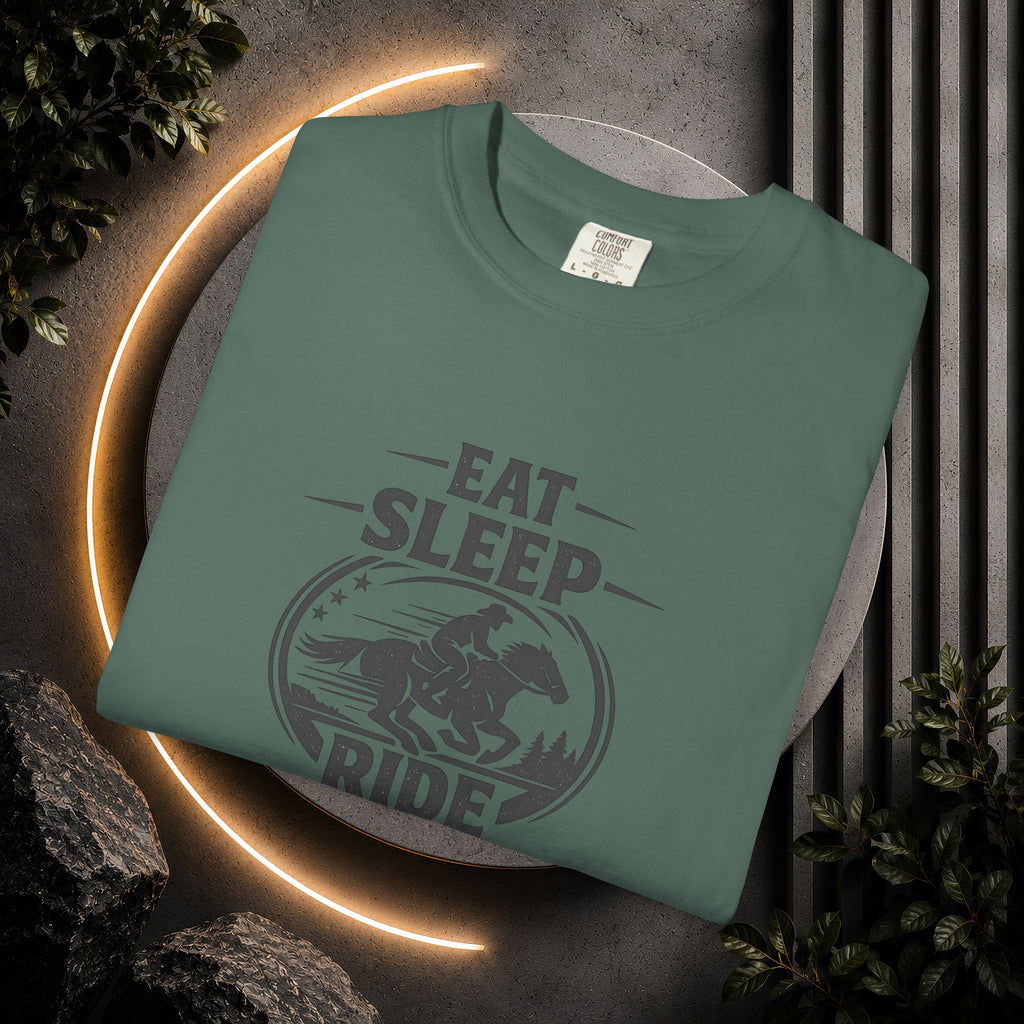 Eat Sleep Ride Repeat T-Shirt — Horse Rider Graphic Tee