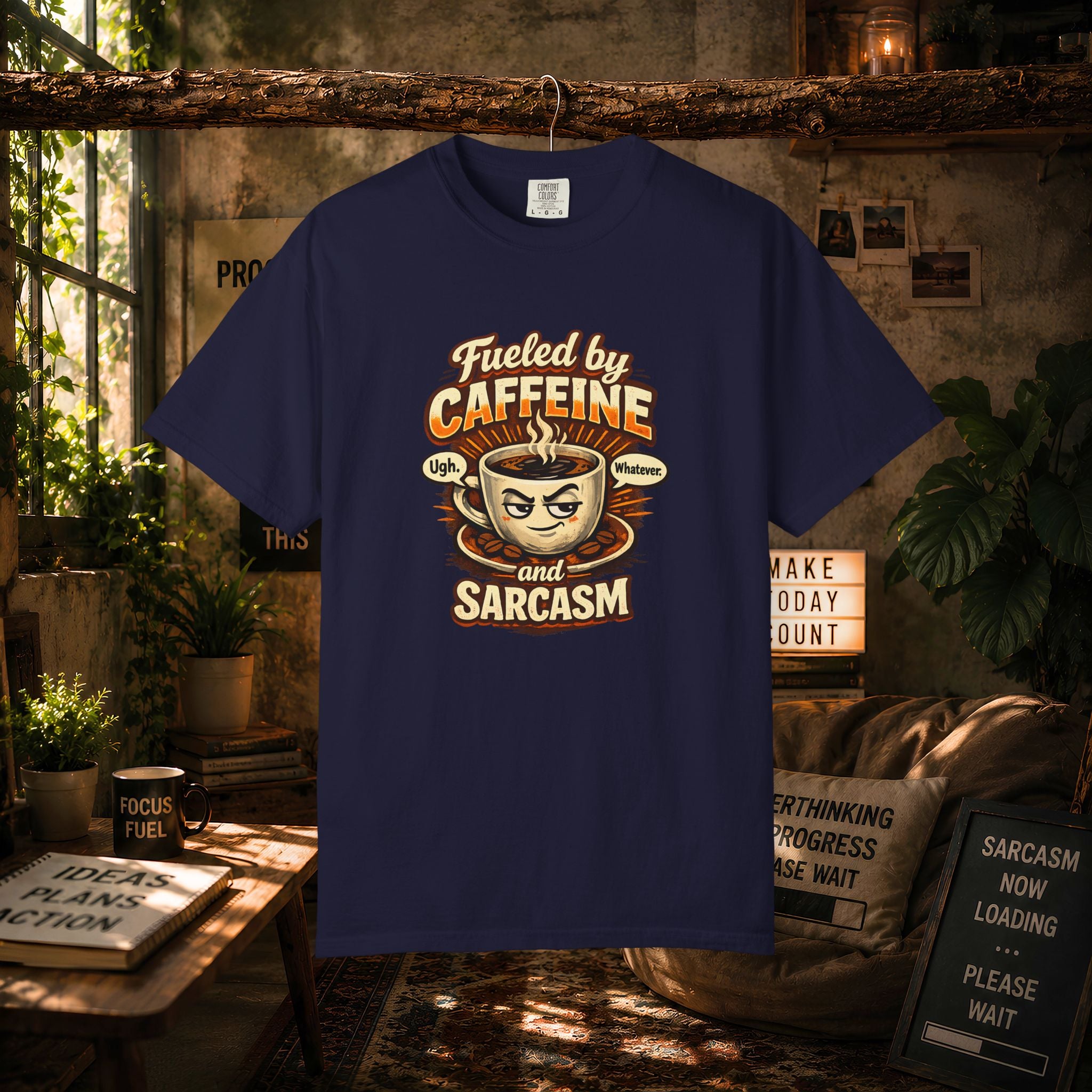 Fueled by Caffeine and Sarcasm T-Shirt