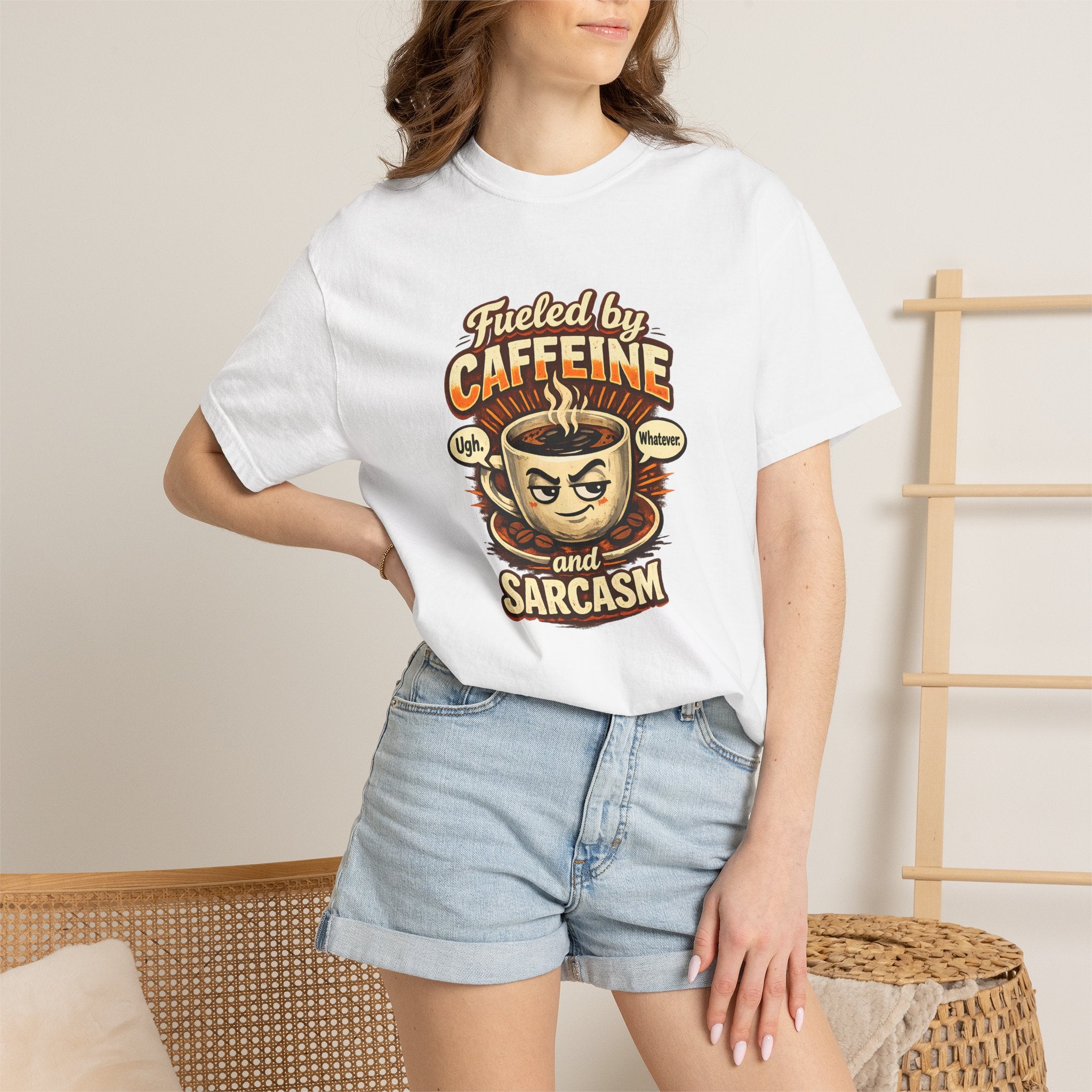 Fueled by Caffeine and Sarcasm T-Shirt