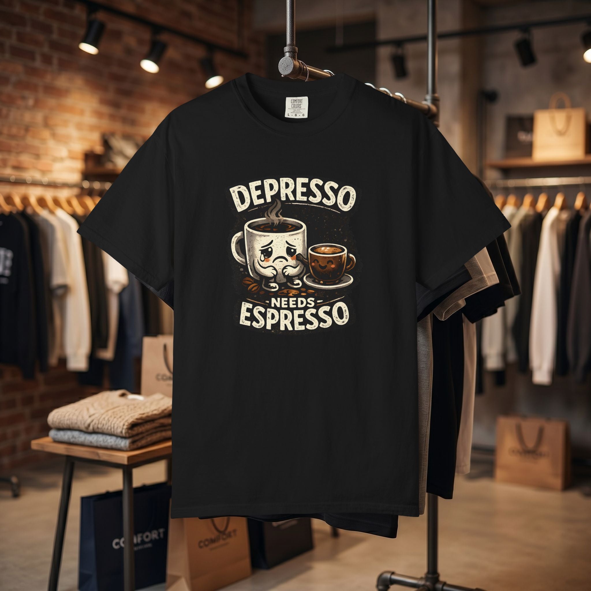 Depresso Needs Espresso T-Shirt