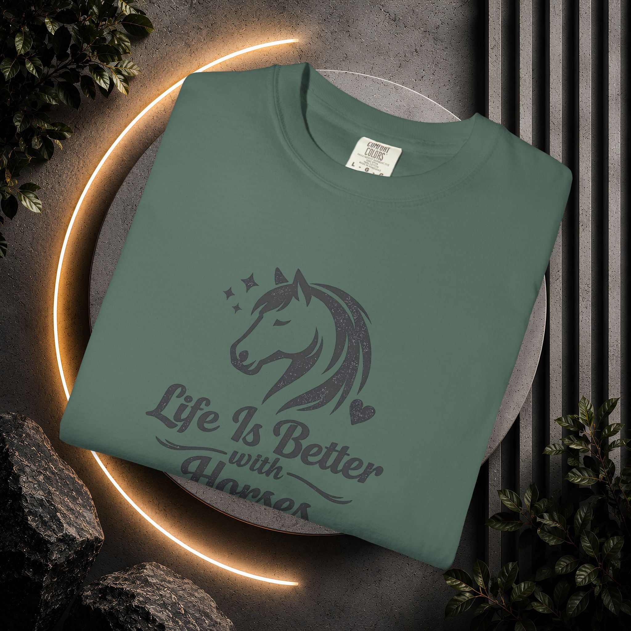 Life Is Better With Horses T-Shirt — Horse Lover Tee