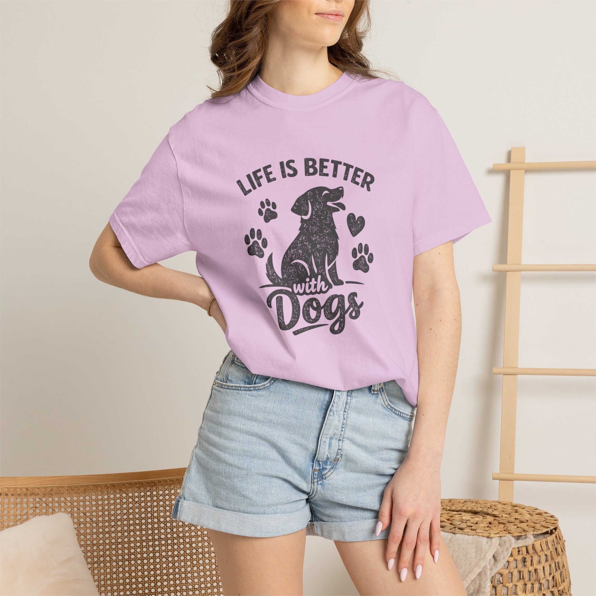 Life Is Better with Dogs T-Shirt