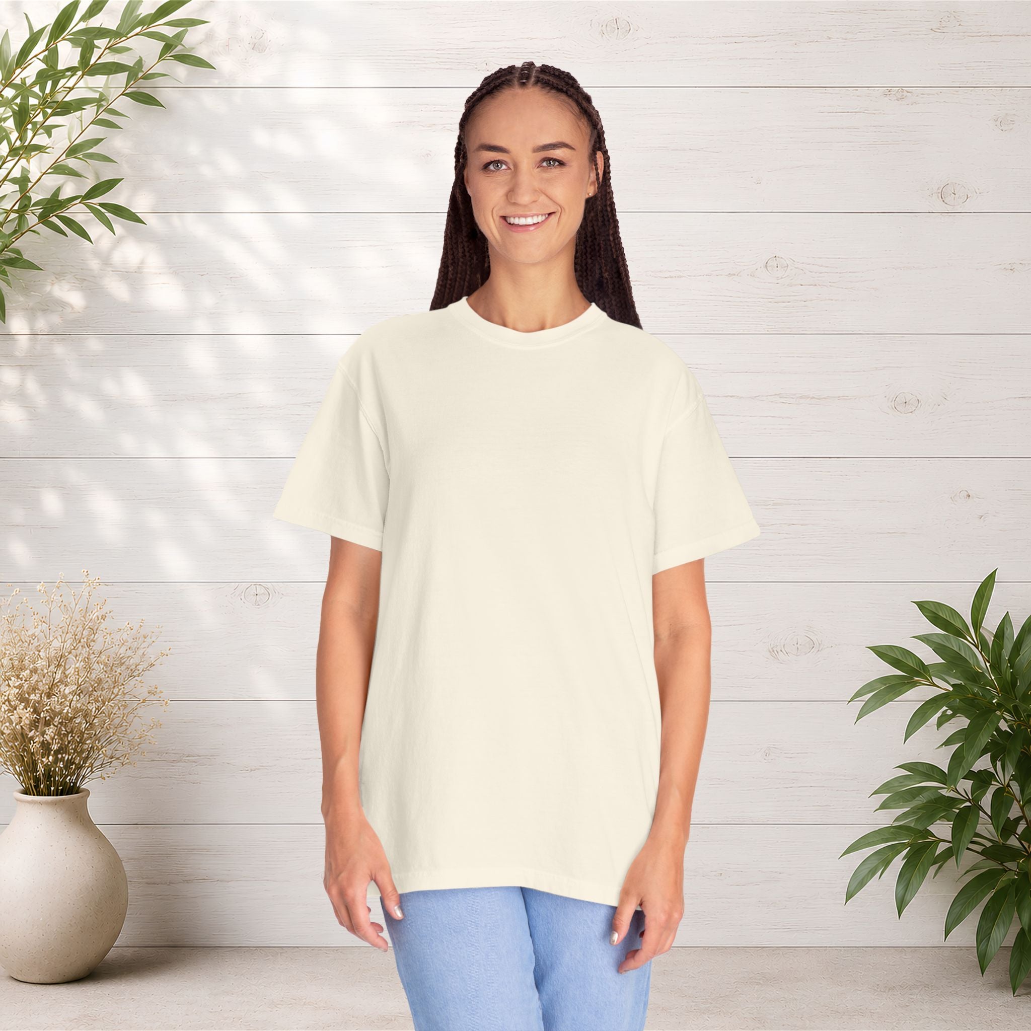 Custom Image Back T-Shirt - Add Your Own Image