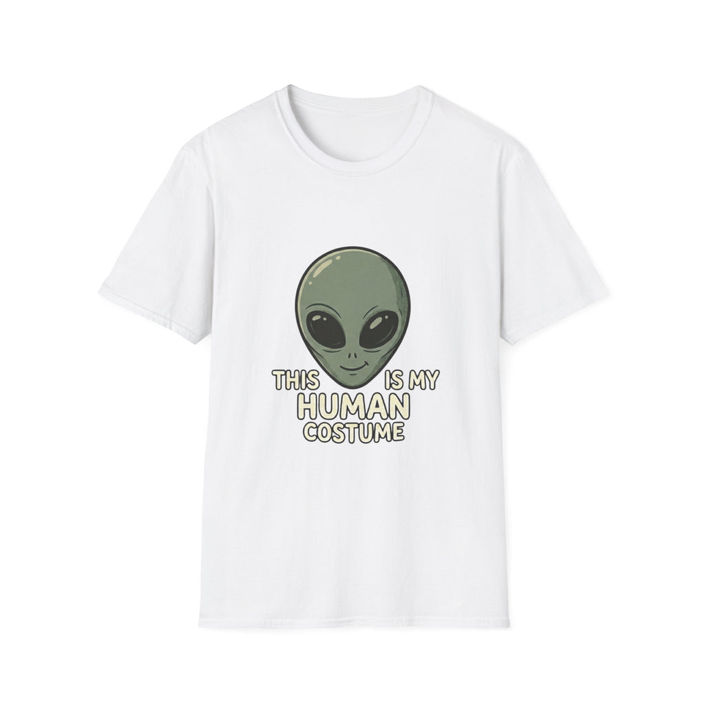 Alien Head This Is My Human Costume T-Shirt | Funny Extraterrestrial Design
