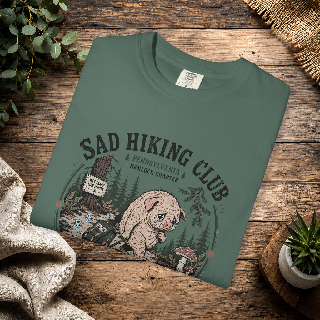 Squonk Sad Hiking Club T-Shirt — Vintage Mountain Camping Tee