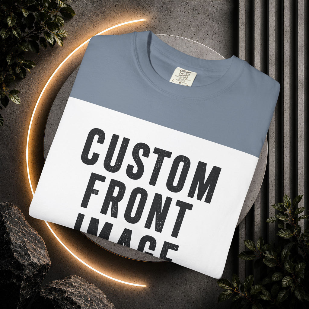 Custom Landscape Image Front T-Shirt - Add Your Own Image