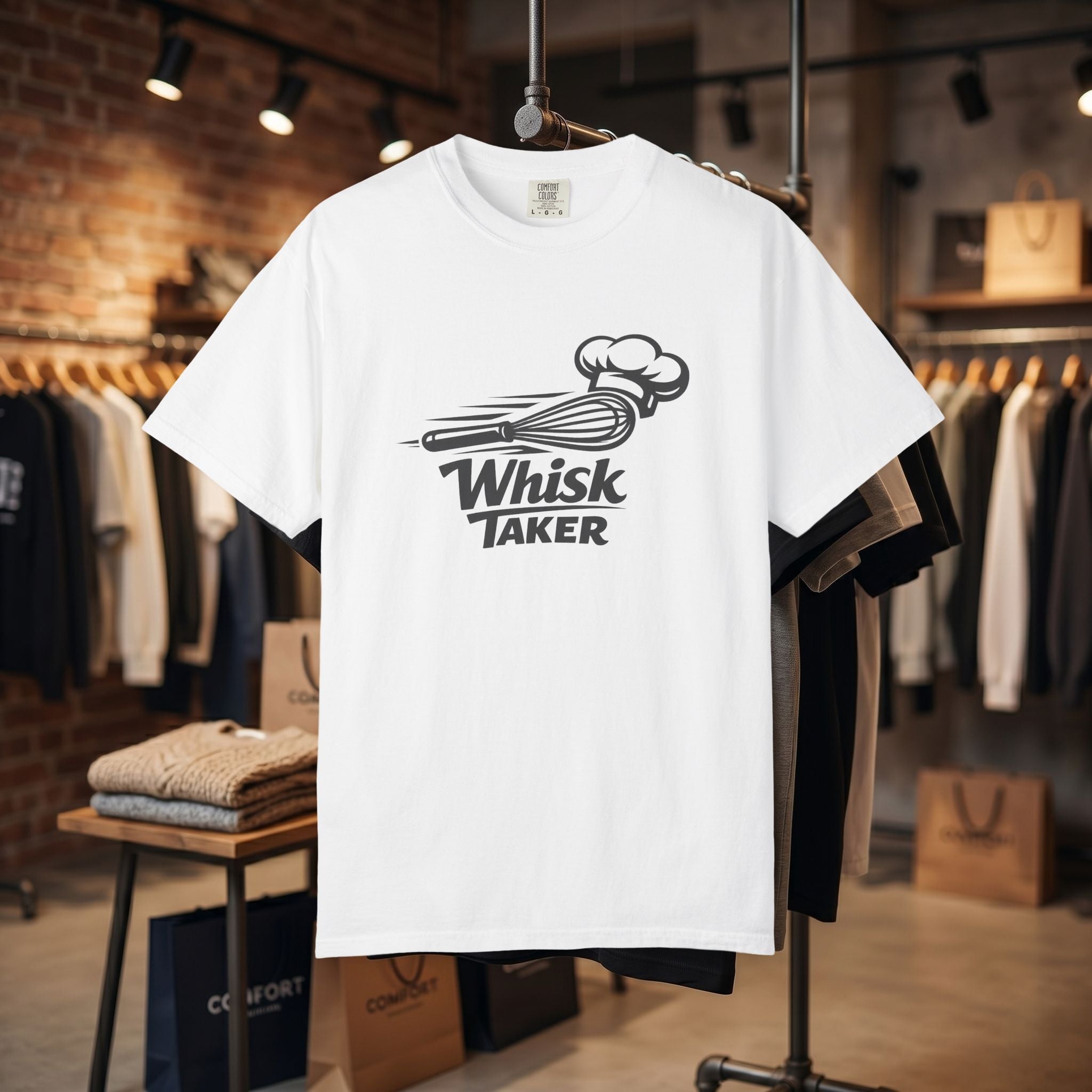 Whisk Taker T-Shirt — Funny Chef Baking Tee
