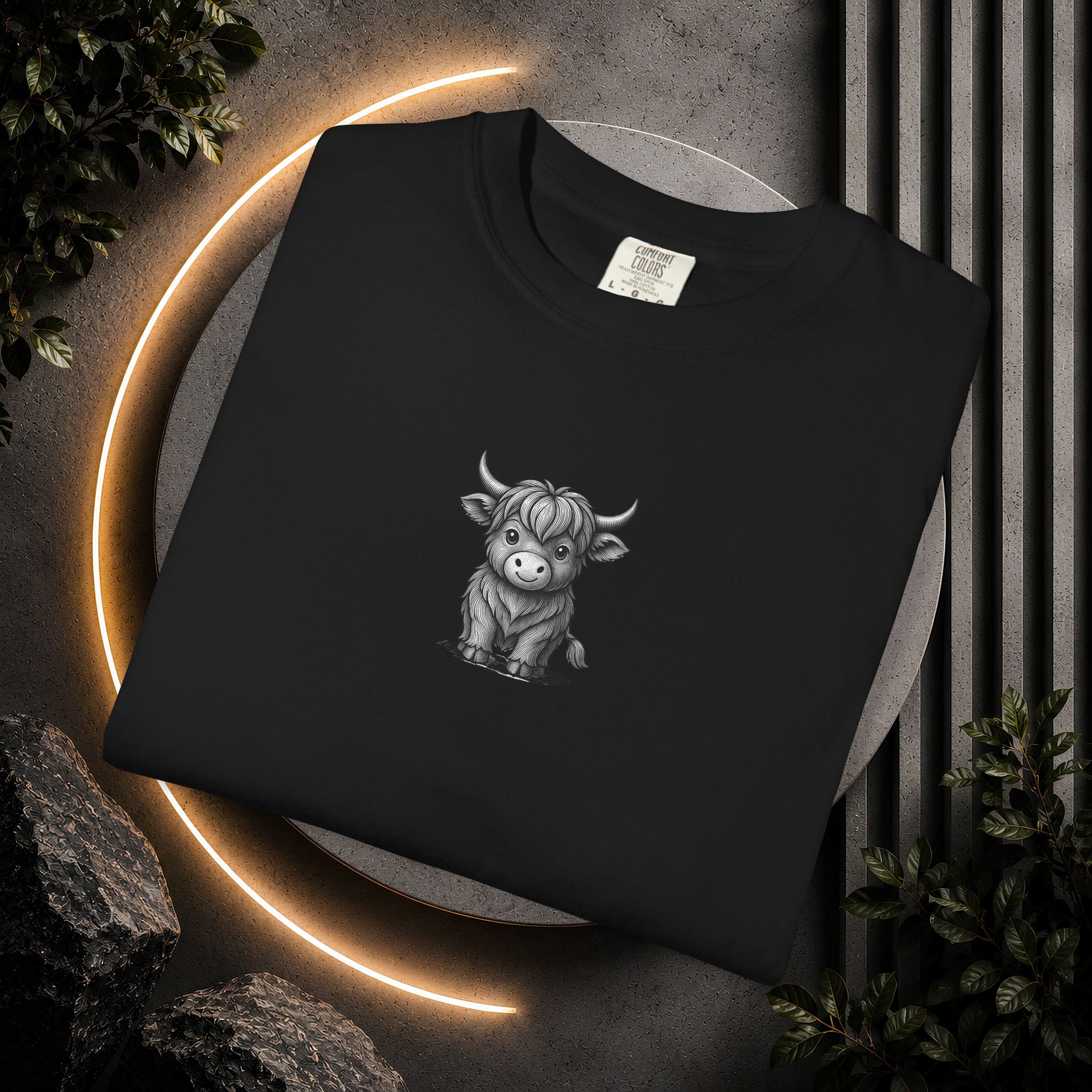Highland Calf T-Shirt — Cute Scottish Highland Cow Graphic Tee
