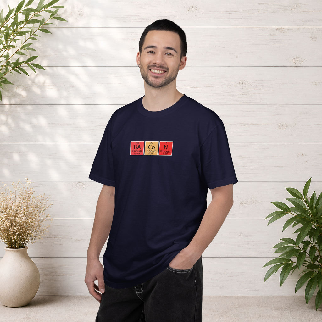 Bacon Chemistry T-Shirt — Periodic Table Style Food Graphic Tee